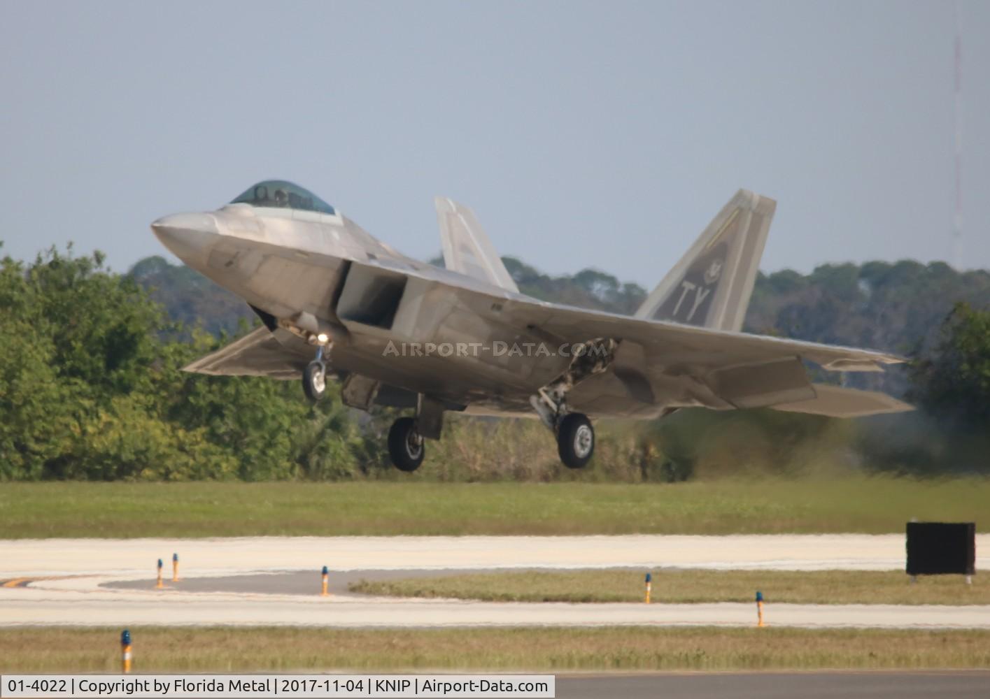 01-4022, 2001 Lockheed Martin F-22A Raptor C/N 645-4022, F-22A