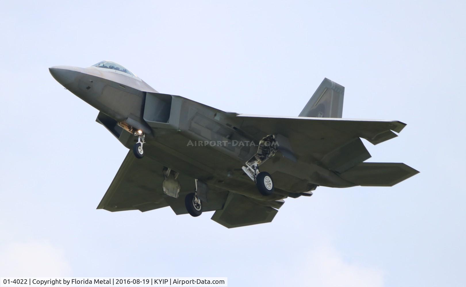 01-4022, 2001 Lockheed Martin F-22A Raptor C/N 645-4022, F-22A