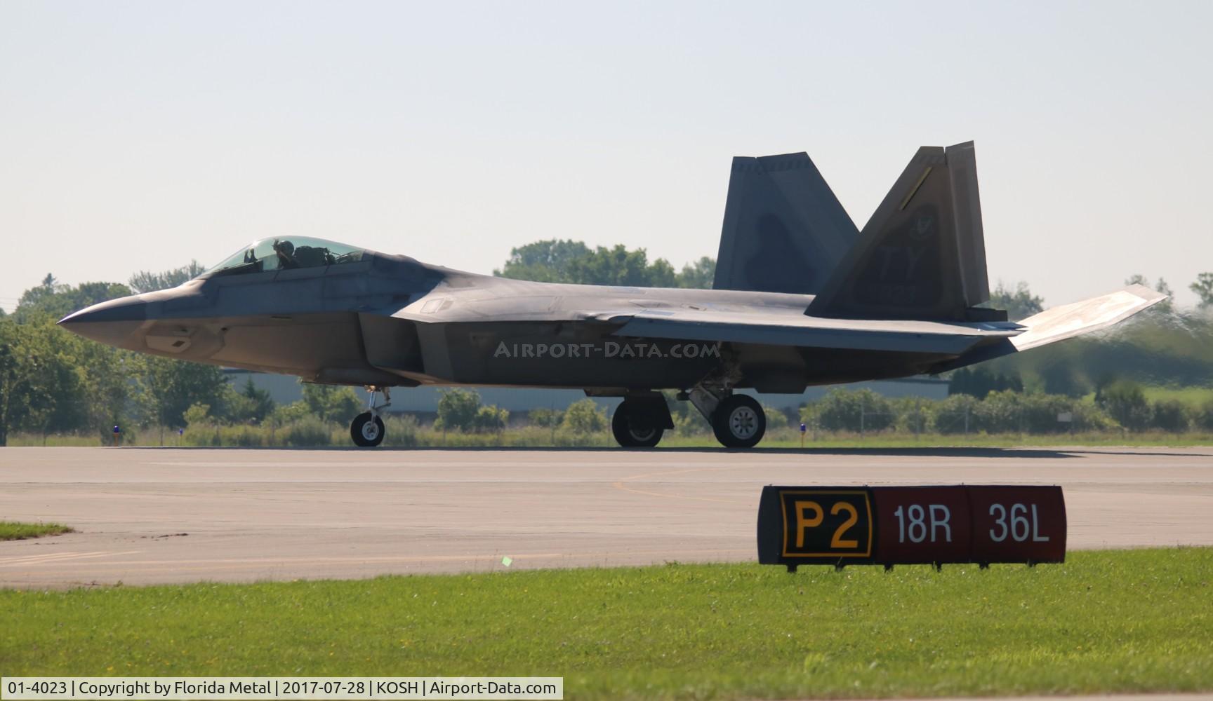 01-4023, 2001 Lockheed Martin F-22A Raptor C/N 645-4023, F-22A