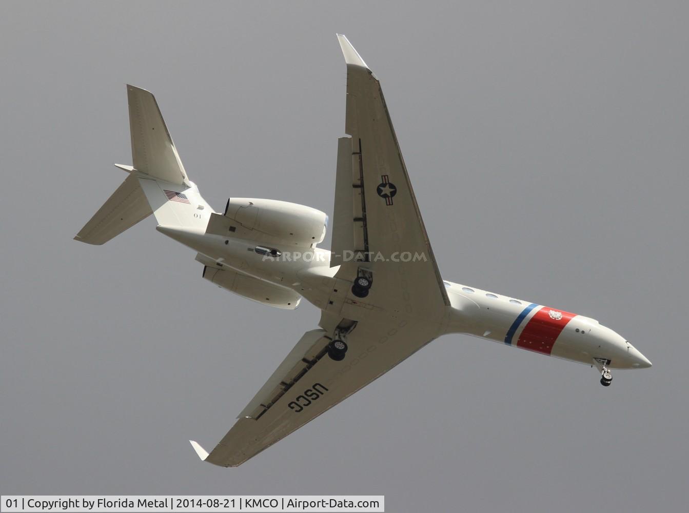 01, 2001 Gulfstream Aerospace C-37A (Gulfstream V) C/N 653, US Coast Guard C-37A
