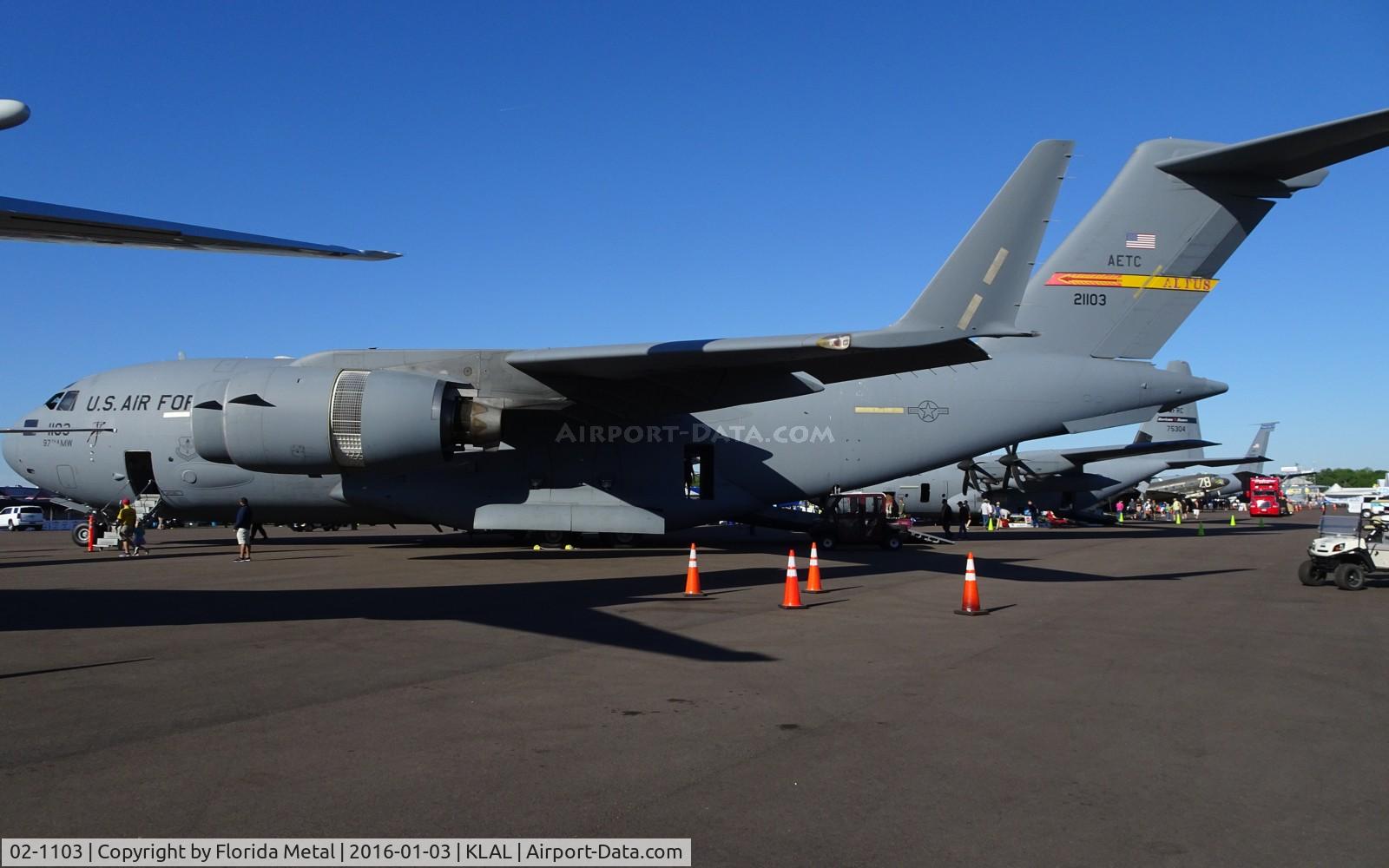 02-1103, 2002 Boeing C-17A Globemaster III C/N P-103, C-17A