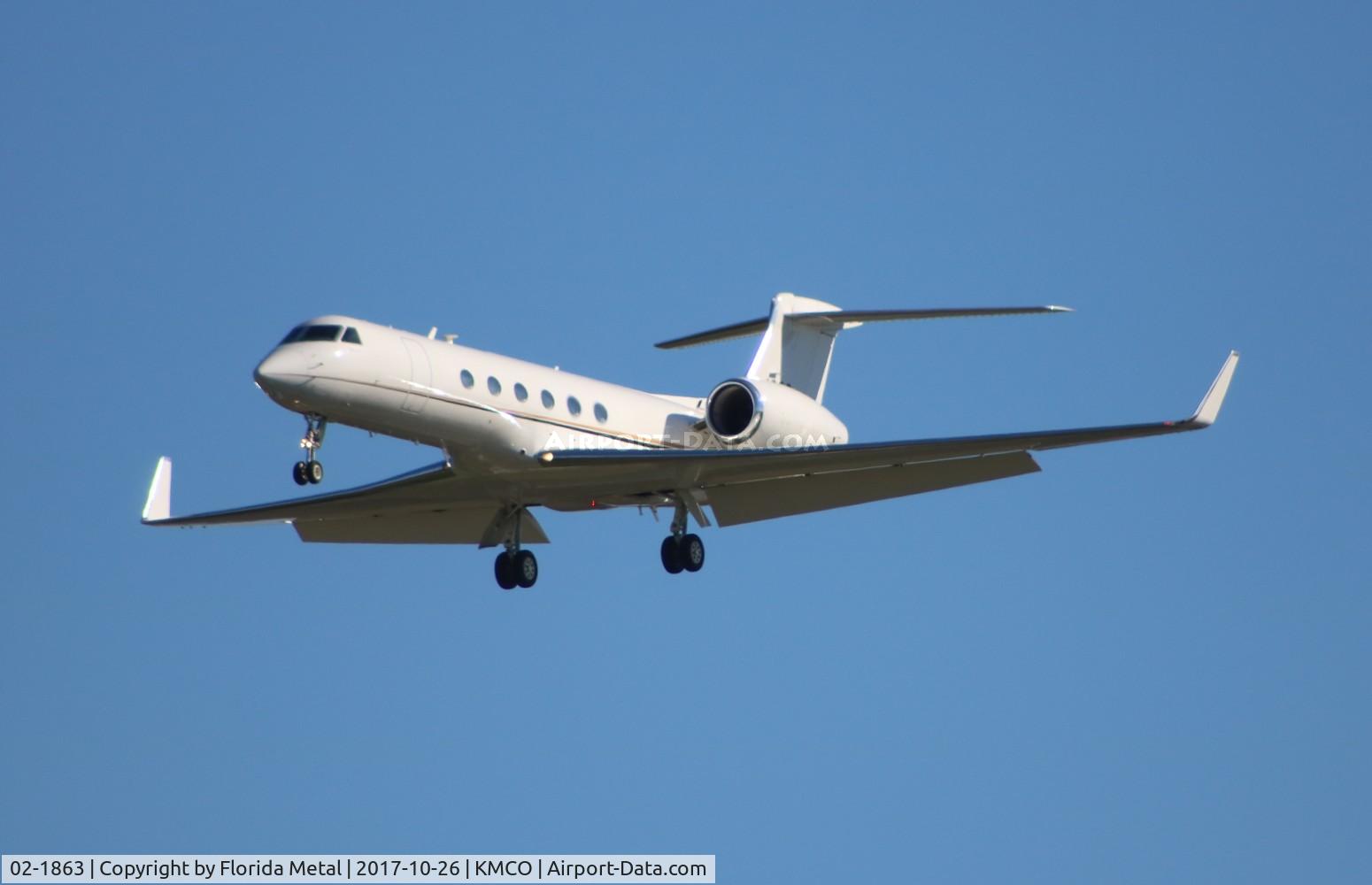 02-1863, 2002 Gulfstream Aerospace C-37A (Gulfstream V) C/N 670, C-37A