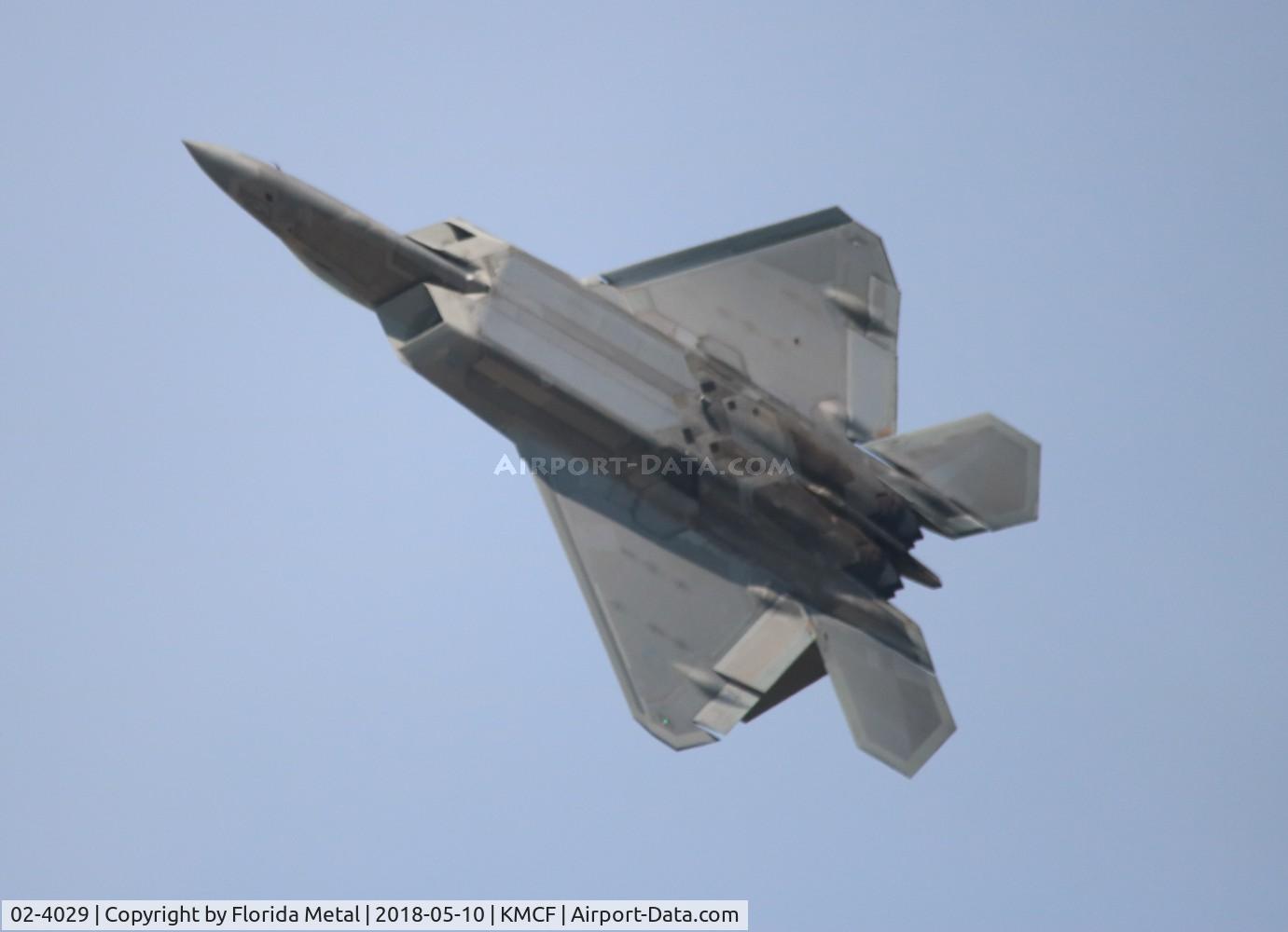 02-4029, 2002 Lockheed Martin F-22A Raptor C/N 645-4029, Raptor