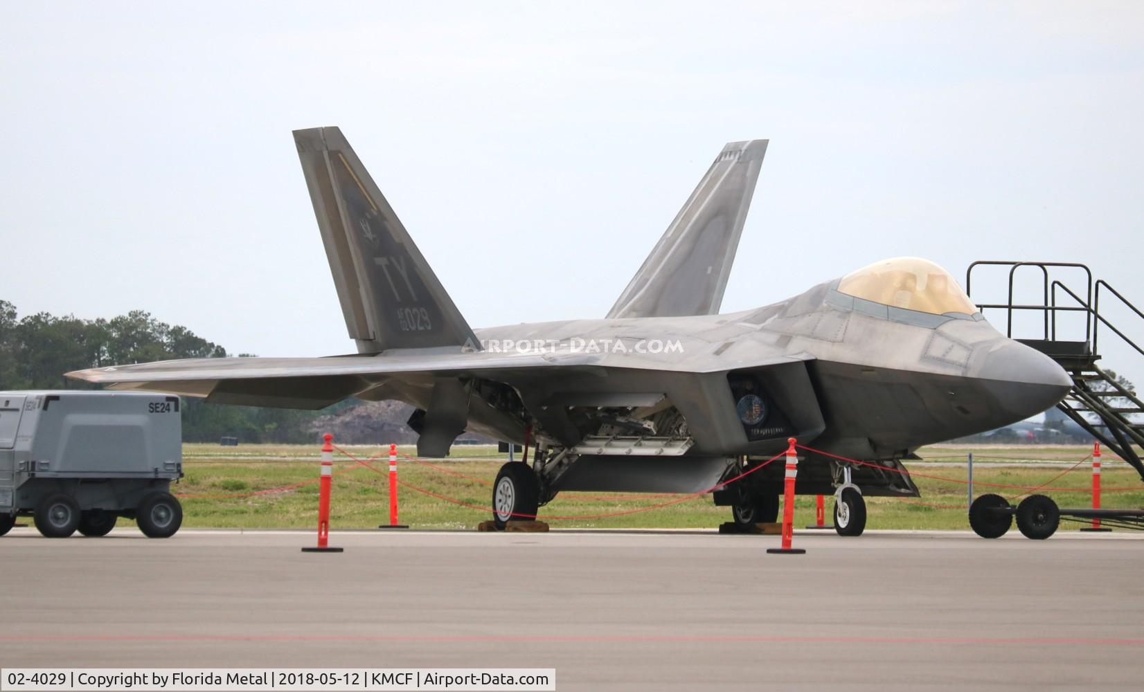 02-4029, 2002 Lockheed Martin F-22A Raptor C/N 645-4029, Raptor