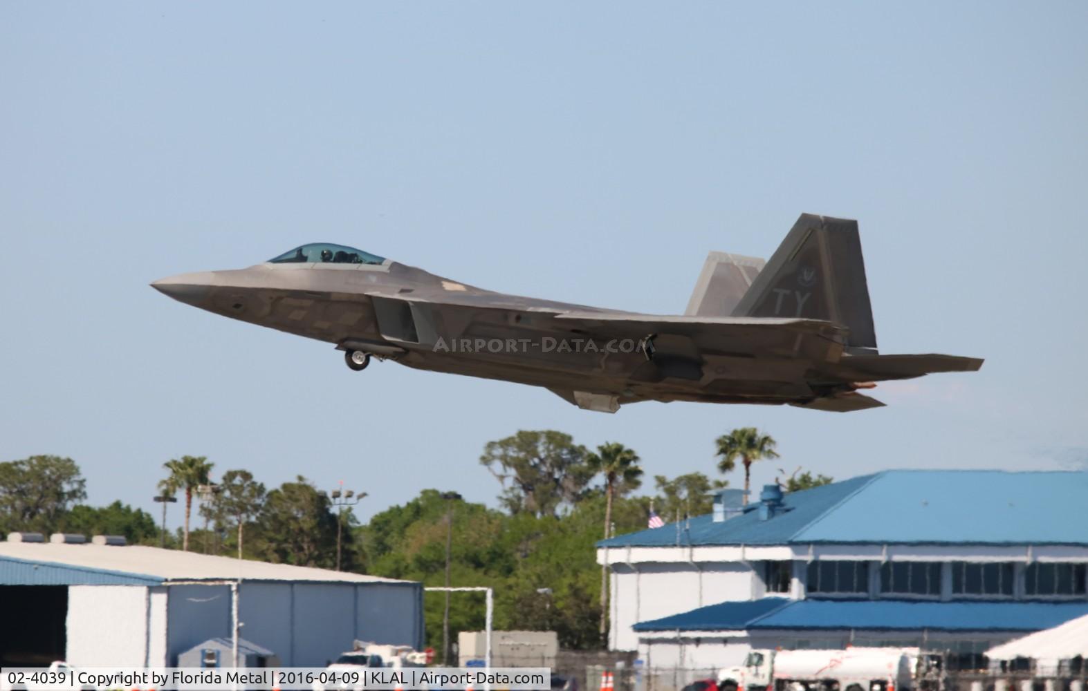 02-4039, 2002 Lockheed Martin F-22A Raptor C/N 645-4039, Raptor