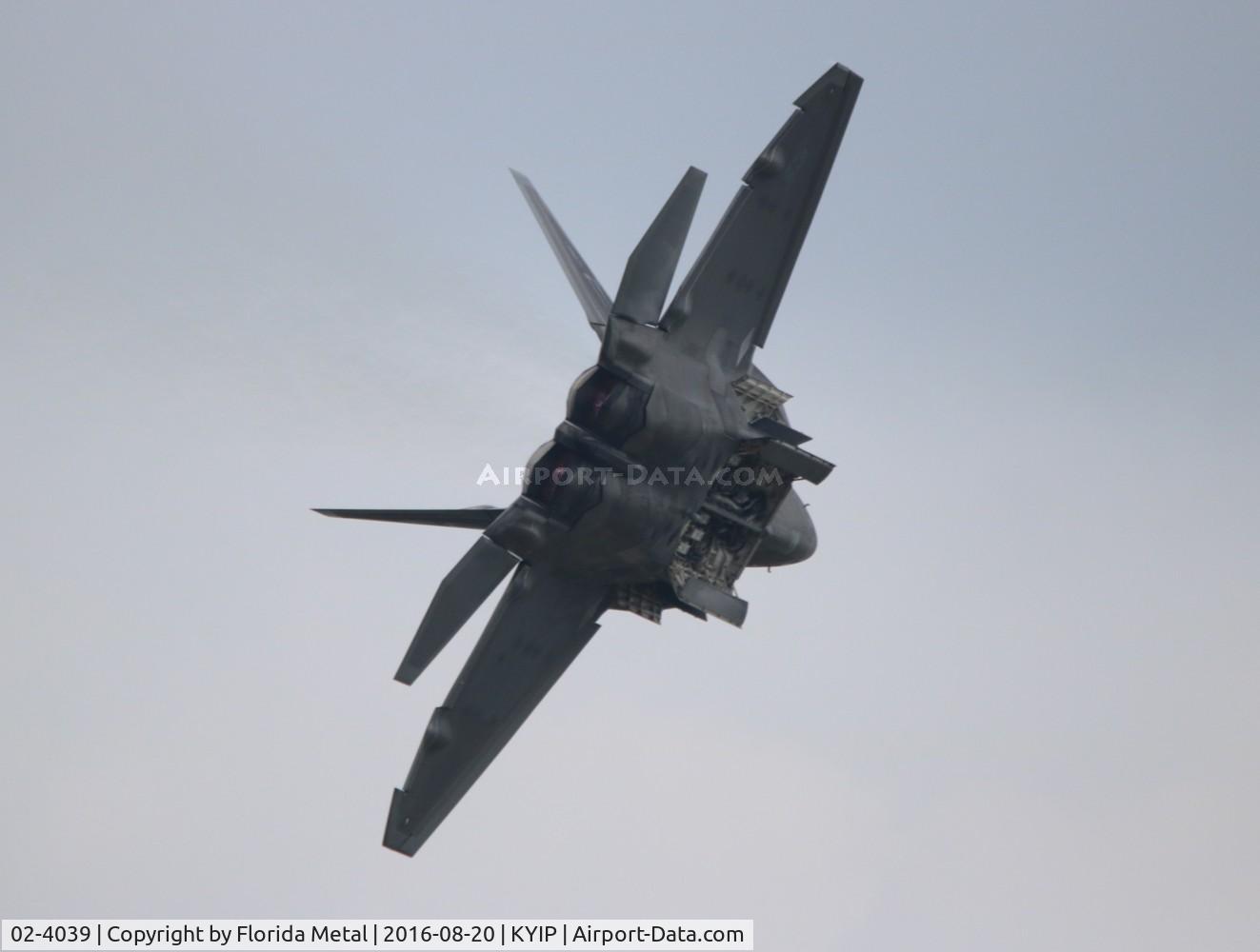 02-4039, 2002 Lockheed Martin F-22A Raptor C/N 645-4039, Raptor