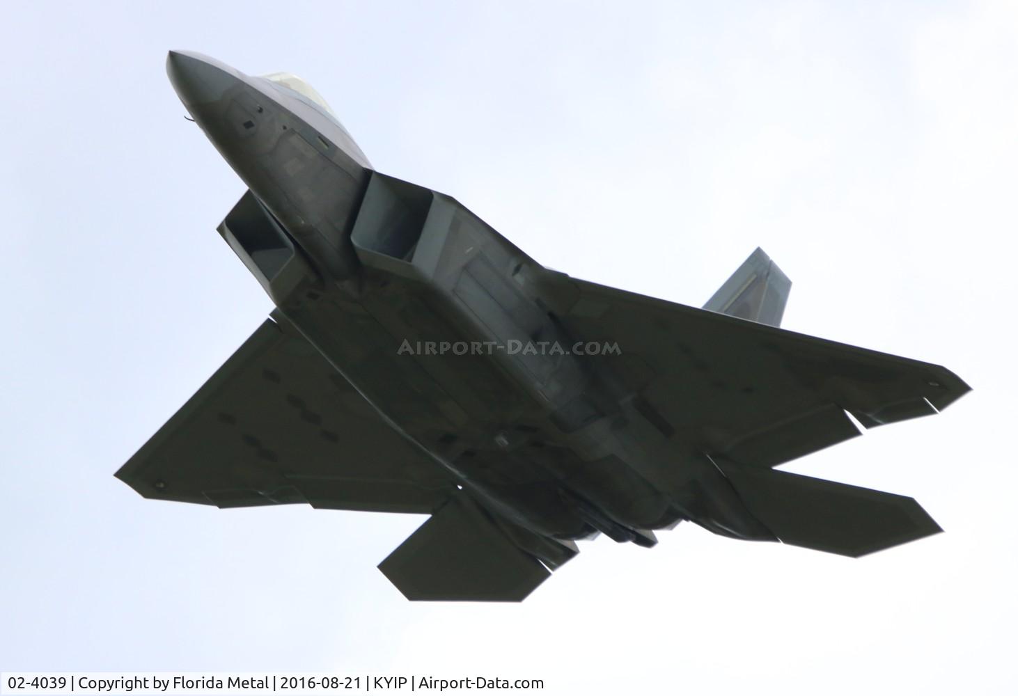 02-4039, 2002 Lockheed Martin F-22A Raptor C/N 645-4039, Raptor