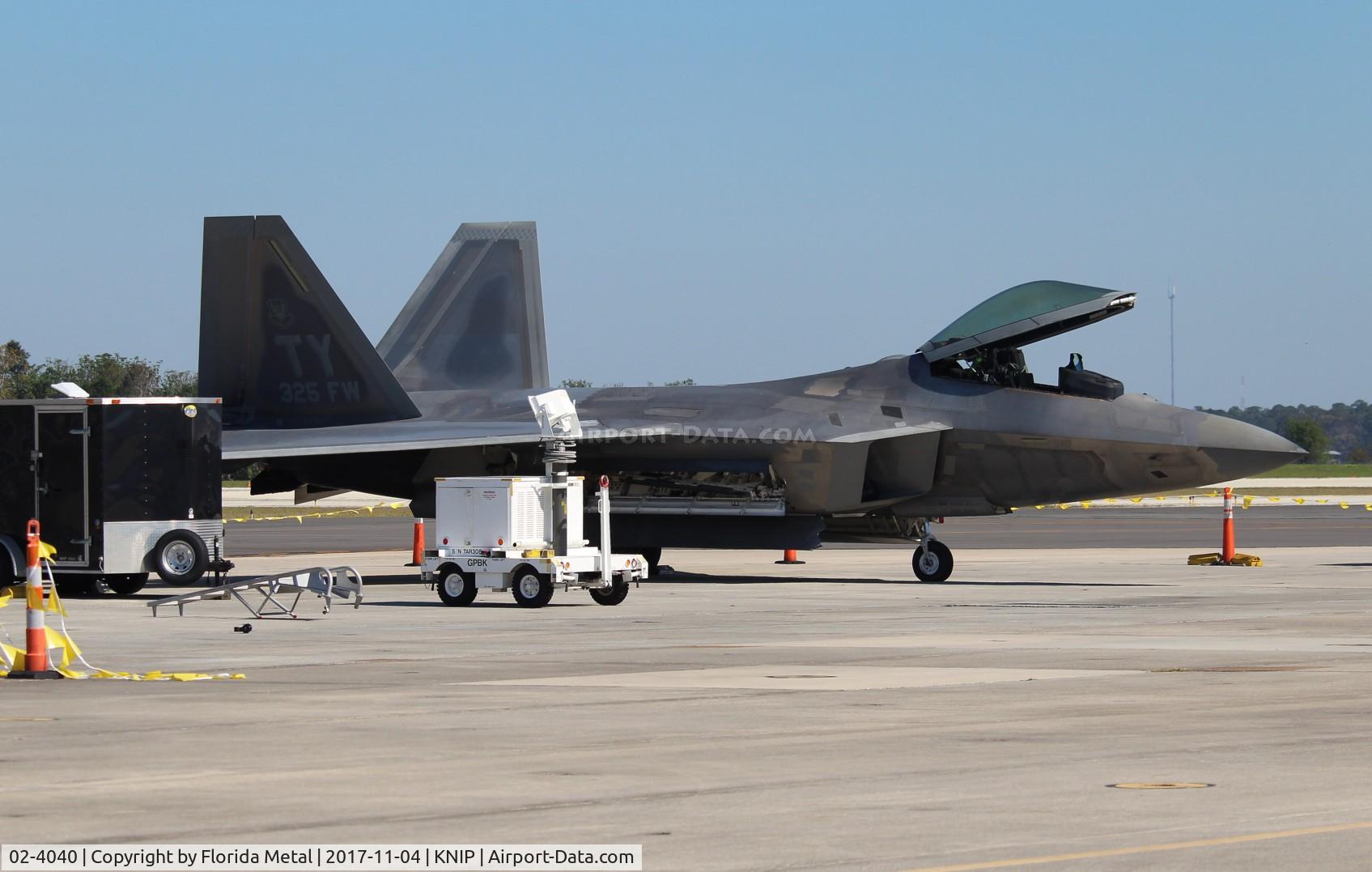 02-4040, 2002 Lockheed Martin F/A-22A Raptor C/N 4040, Raptor
