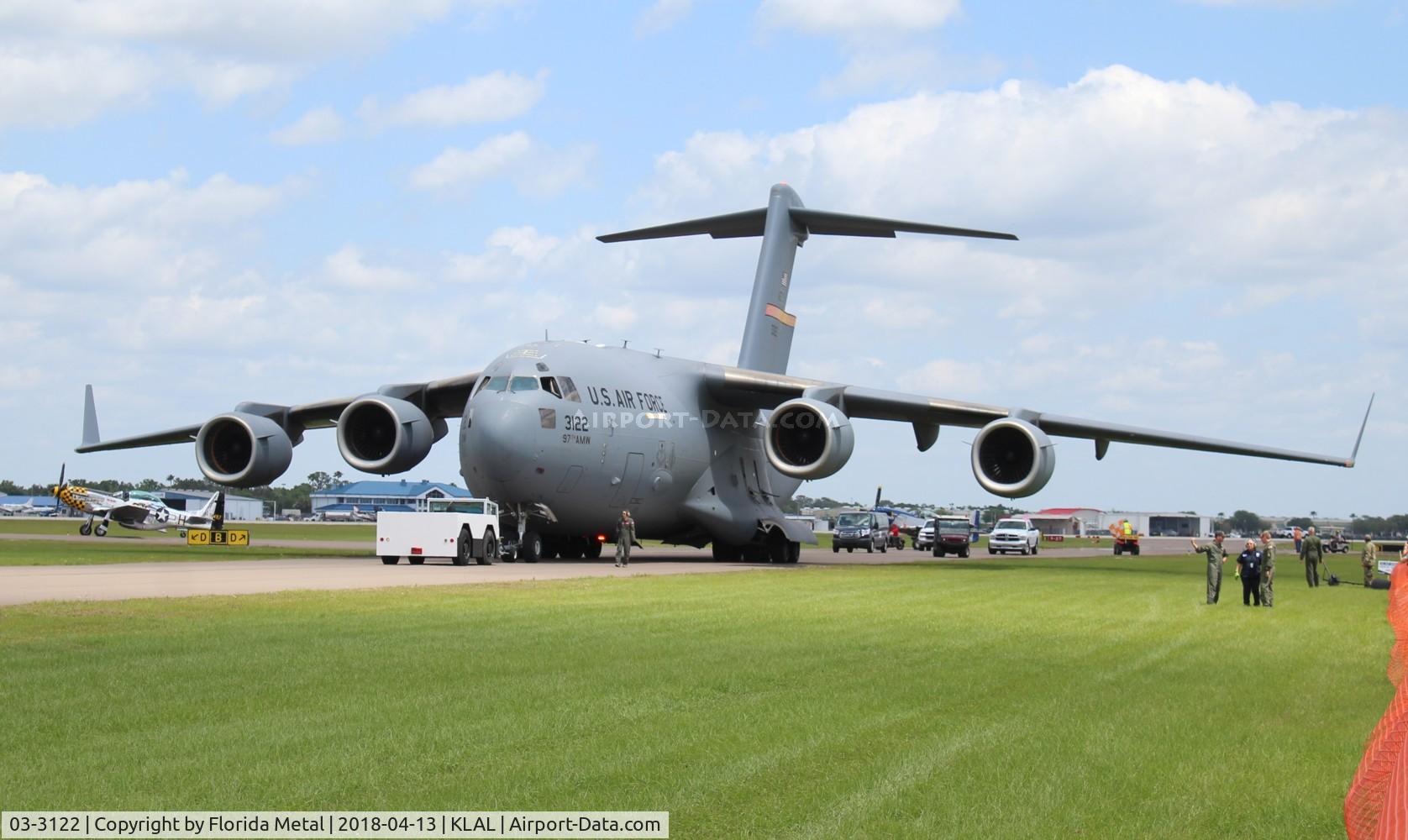 03-3122, 2003 Boeing C-17A Globemaster III C/N P-122, C-17A