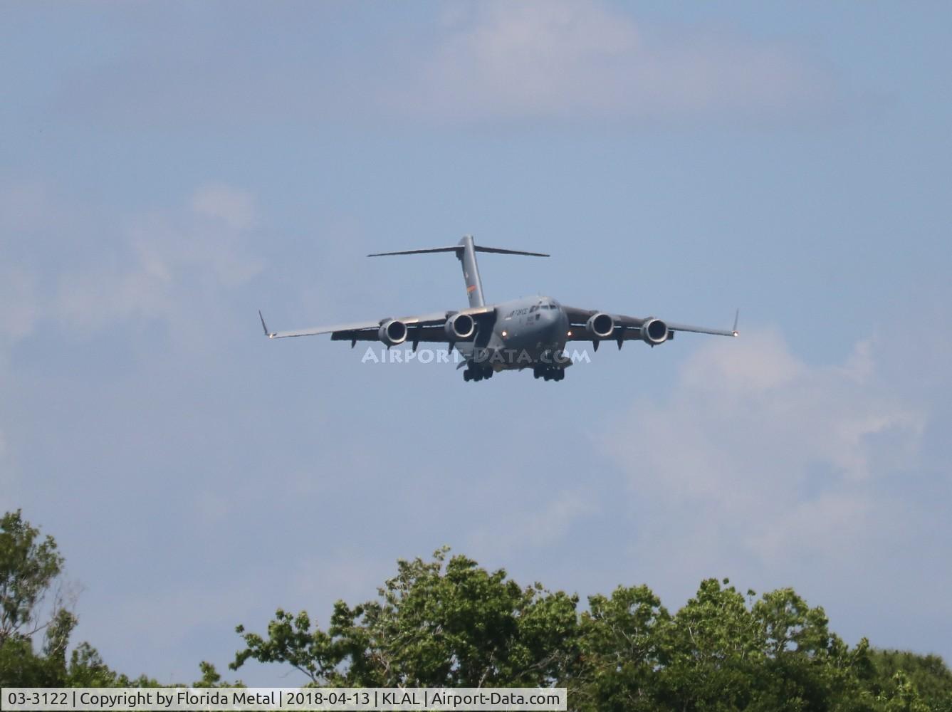 03-3122, 2003 Boeing C-17A Globemaster III C/N P-122, C-17A