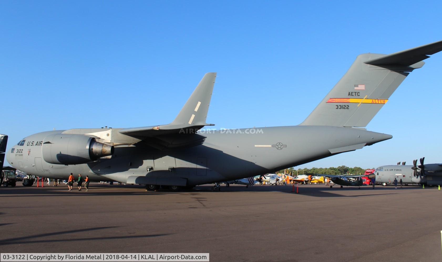 03-3122, 2003 Boeing C-17A Globemaster III C/N P-122, C-17A