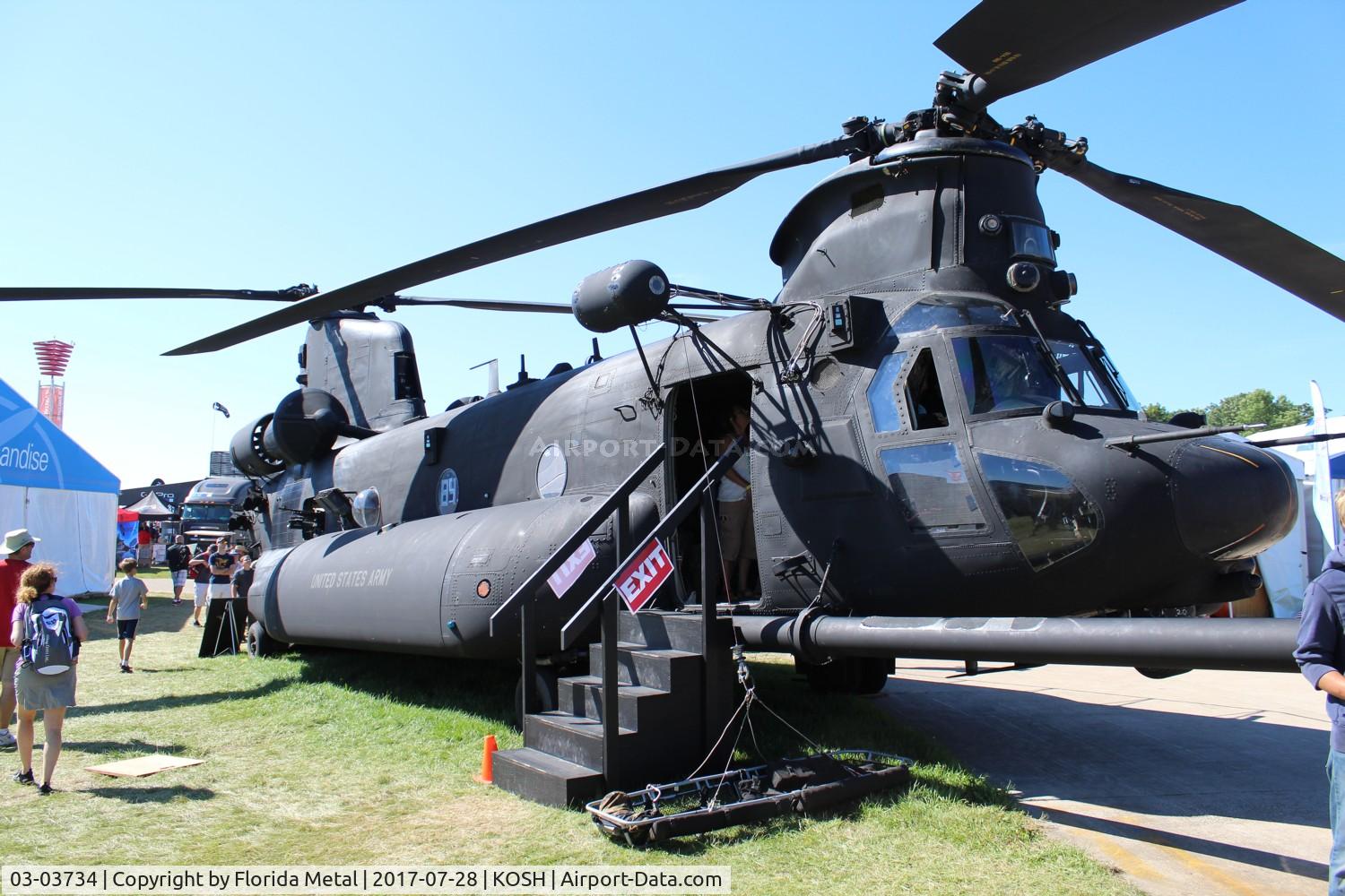 03-03734, 2003 Boeing MH-47G Chinook C/N M.3734, MH-47G