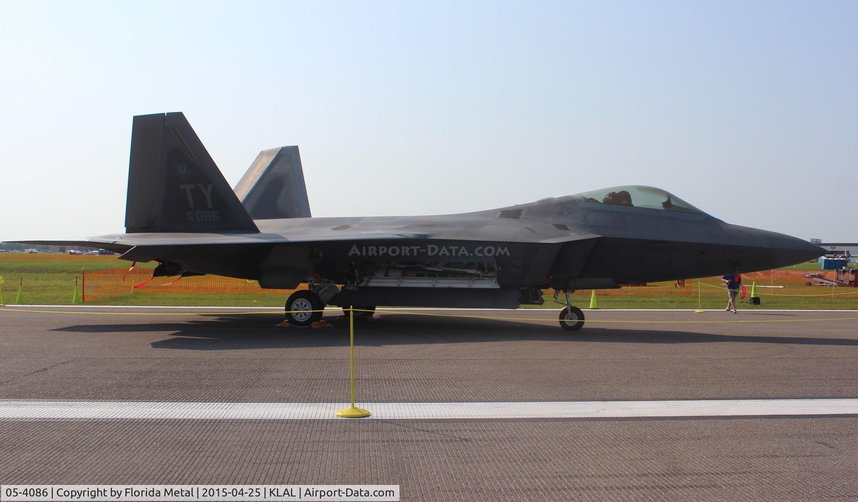 05-4086, Lockheed Martin F-22A Raptor C/N 4086, Raptor