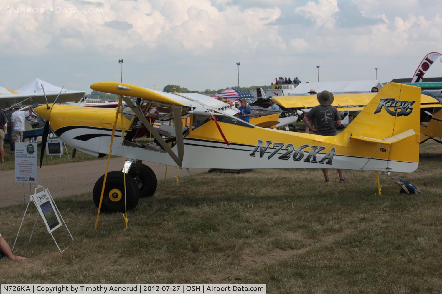 N726KA, Foxair Kitfox Light Sport C/N KA09046153, 2010 Foxair Kitfox Light Sport, c/n: KA09046153