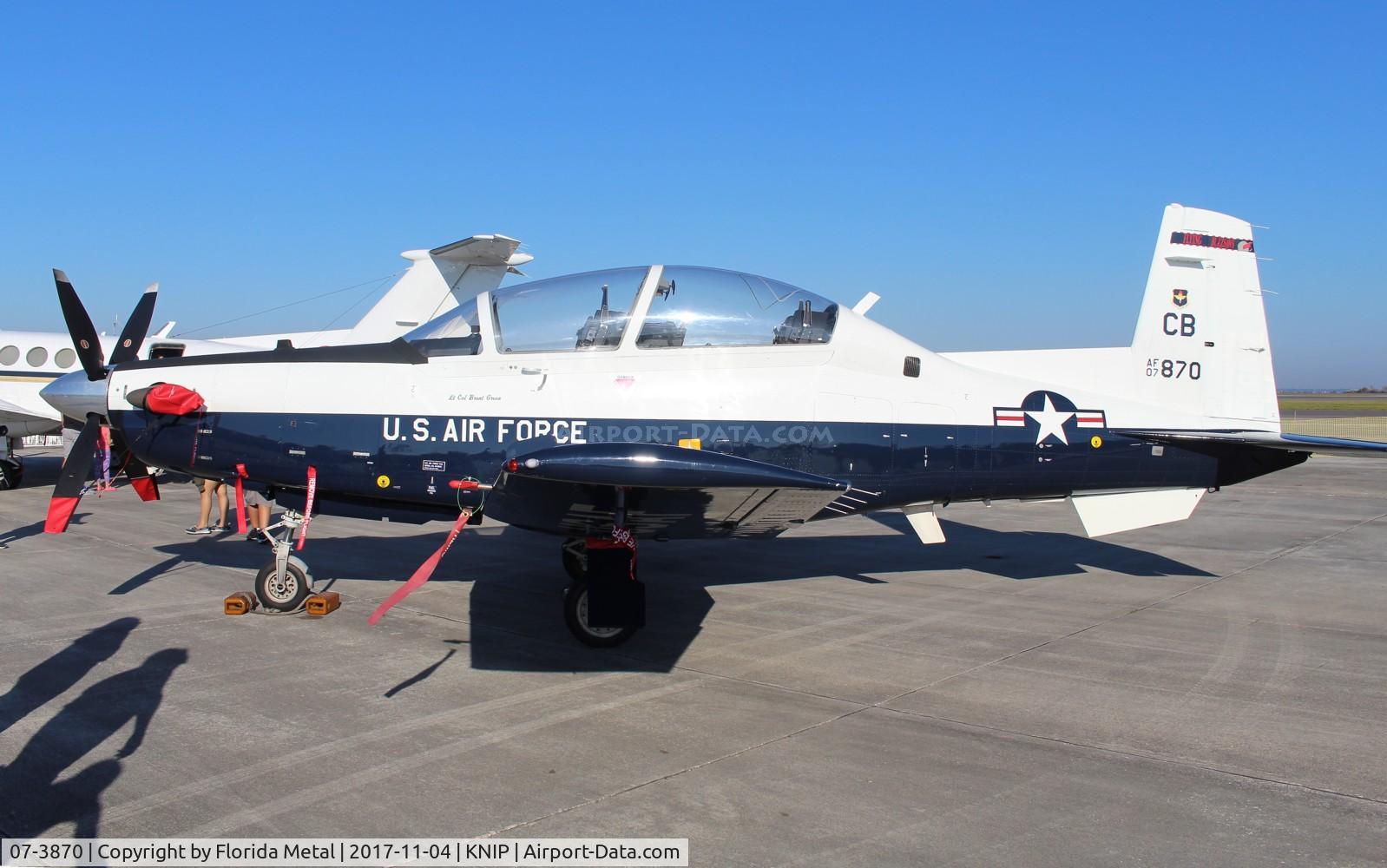 07-3870, 2007 Raytheon Beech T-6A Texan II C/N PT-425, Texan II