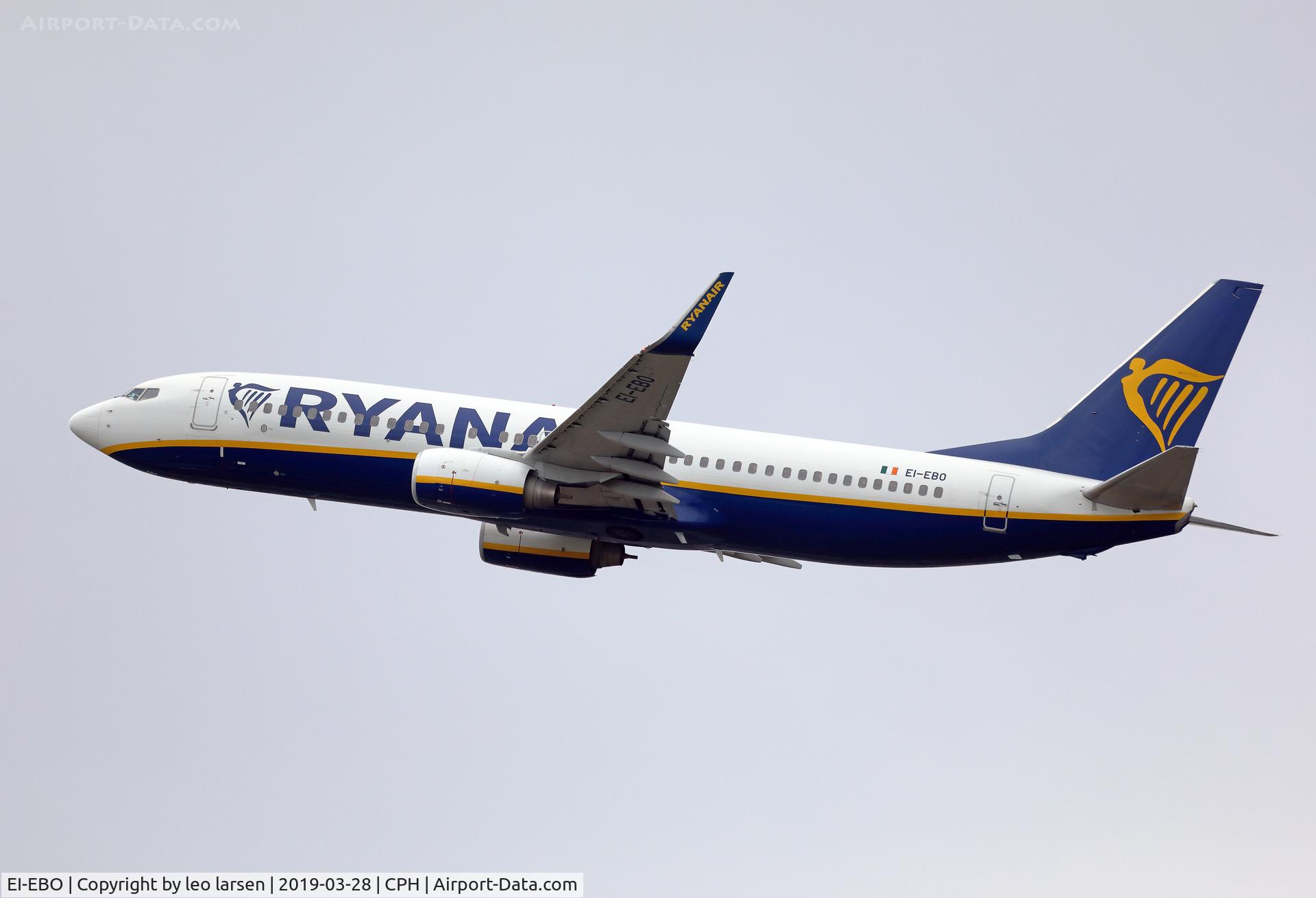 EI-EBO, 2009 Boeing 737-8AS C/N 35004, Copenhagen 28.3.2019