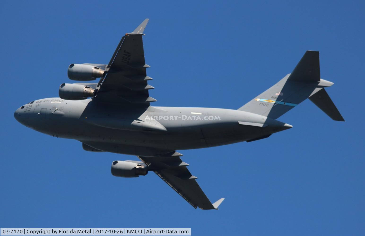 07-7170, Boeing C-17A Globemaster III C/N F-181, C-17A