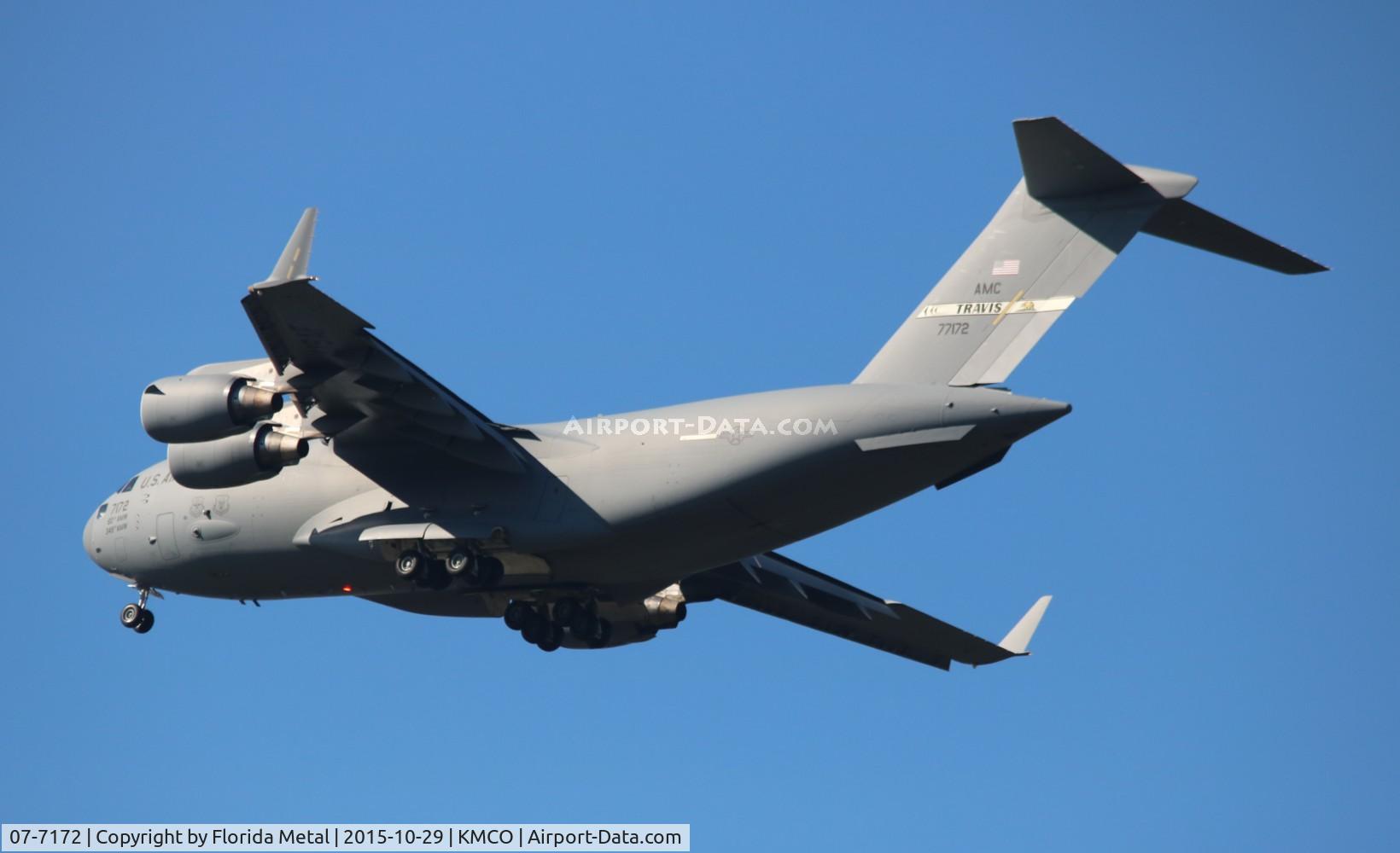 07-7172, 2007 Boeing C-17A Globemaster III C/N 50189/F188/P172, C-17A