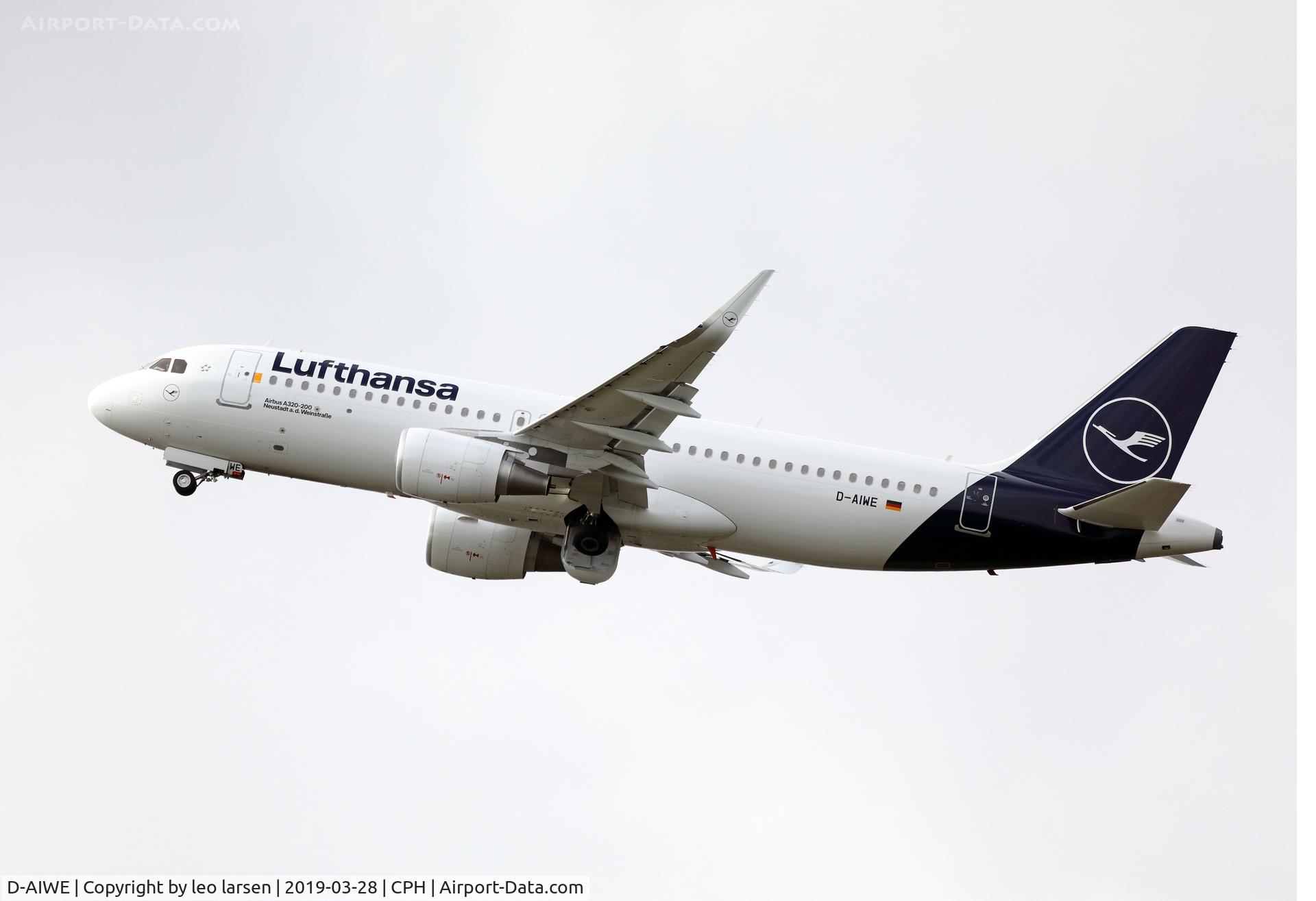 D-AIWE, 2018 Airbus A320-214 C/N 8680, Copenhagen 28.3.2019