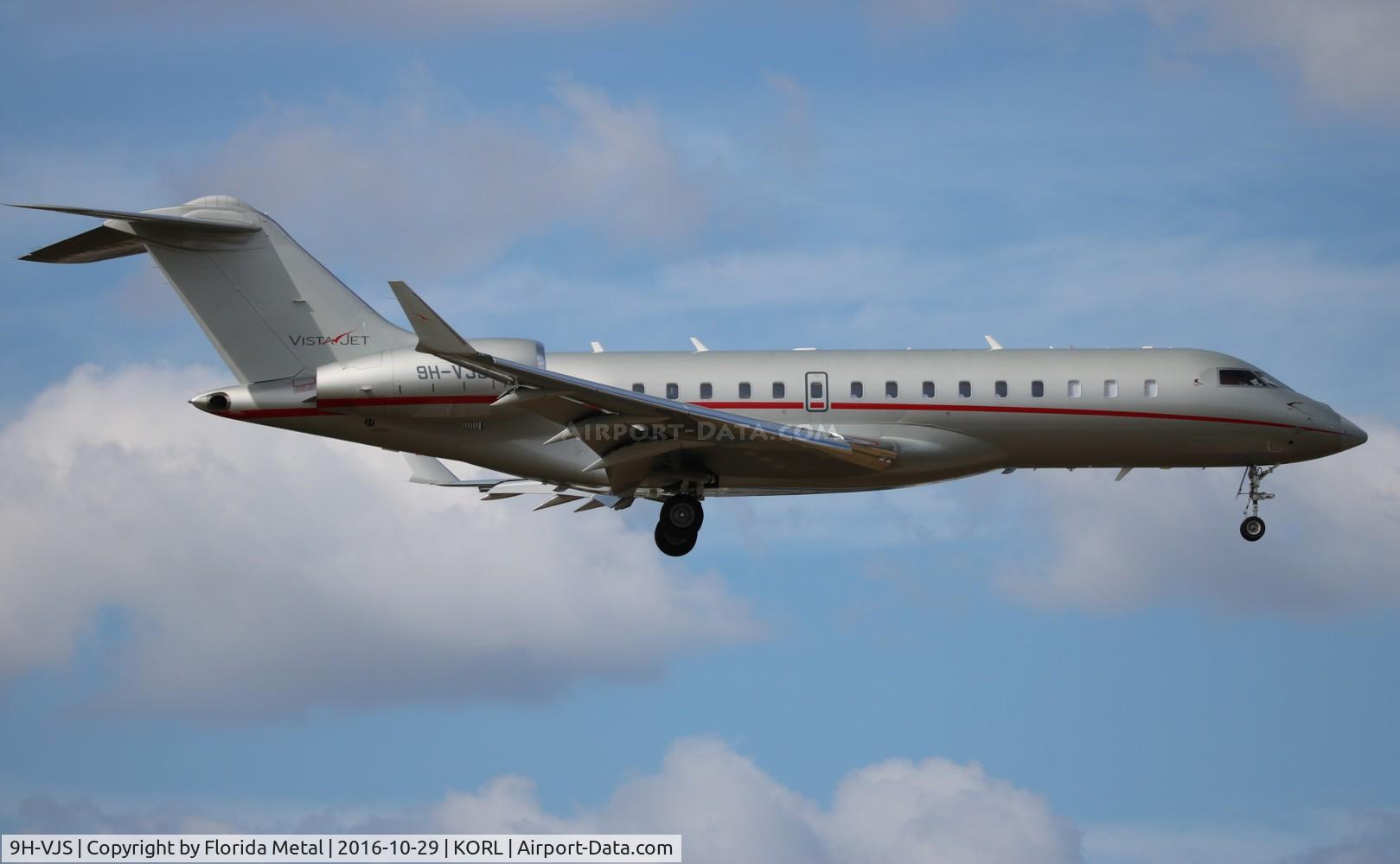 9H-VJS, 2015 Bombardier BD-700-1A10 Global 6000 C/N 9711, VistaJet
