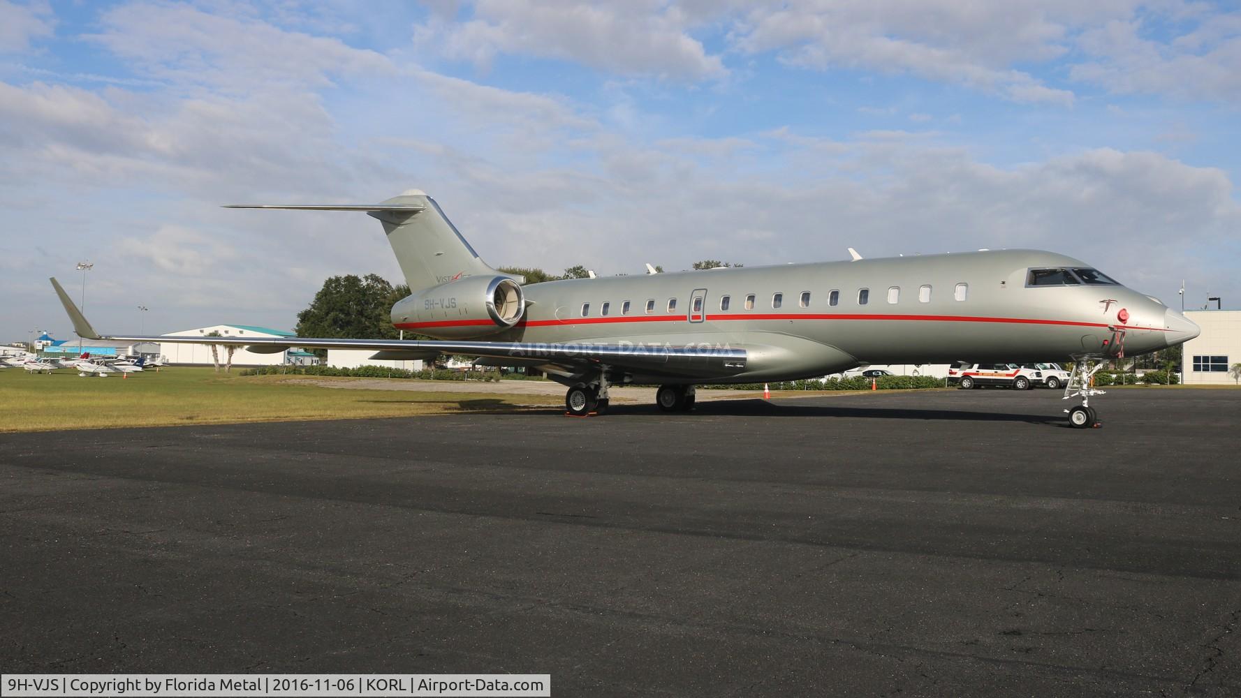 9H-VJS, 2015 Bombardier BD-700-1A10 Global 6000 C/N 9711, VistaJet