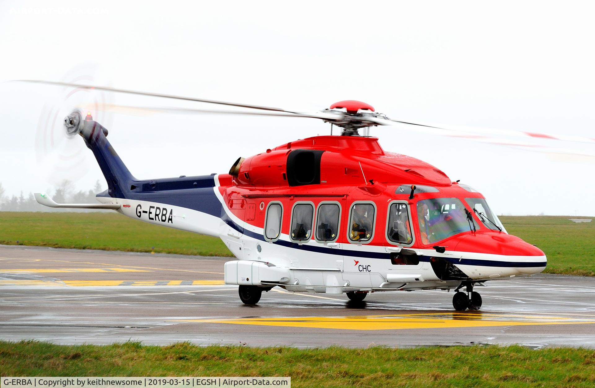 G-ERBA, 2018 AgustaWestland AW-189 C/N 89011, Fuel stop bound for Aberdeen.
