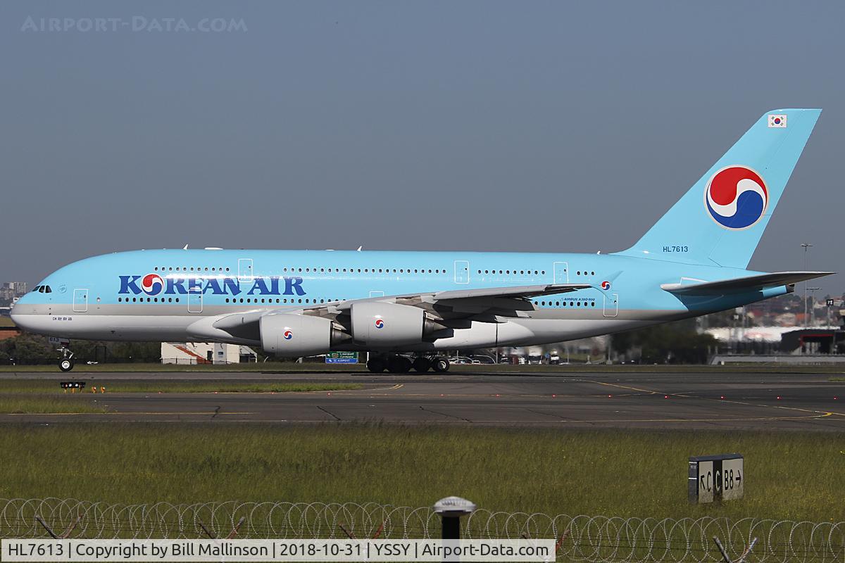 HL7613, 2010 Airbus A380-861 C/N 059, taxiing