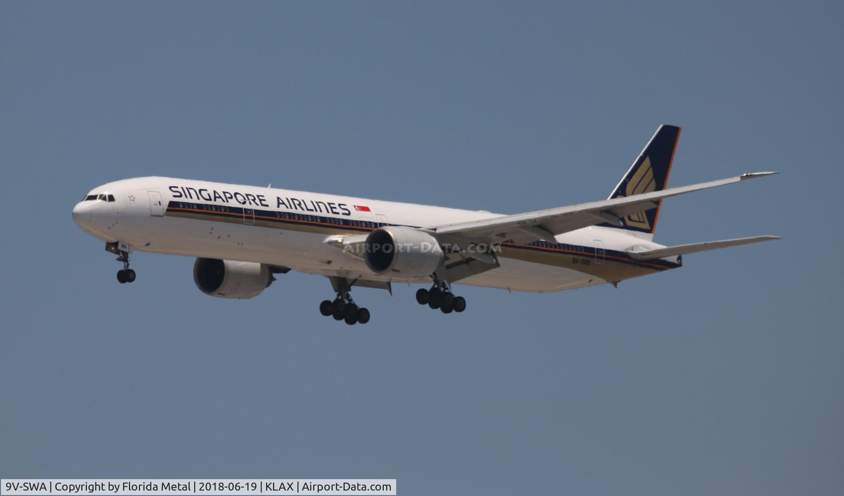 9V-SWA, 2006 Boeing 777-312/ER C/N 34568, Singapore