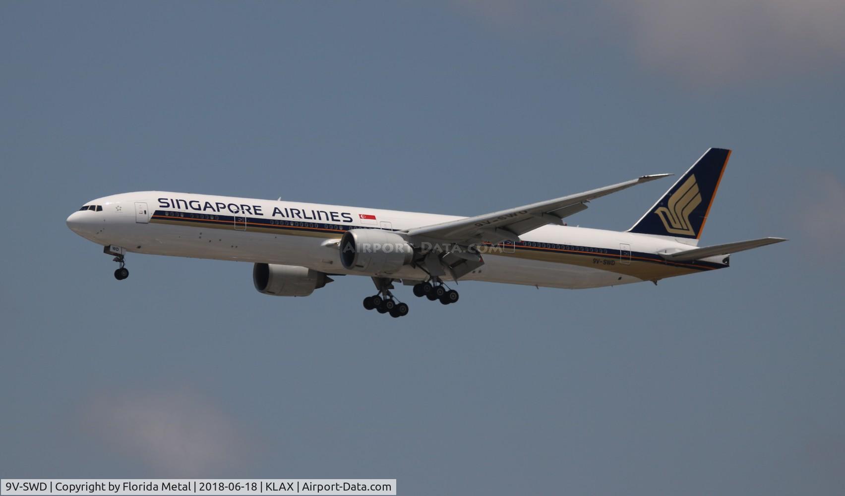 9V-SWD, 2006 Boeing 777-312/ER C/N 34569, Singapore
