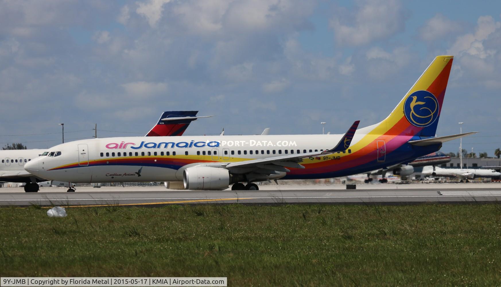 9Y-JMB, 2002 Boeing 737-8Q8 C/N 30661, Air Jamaica