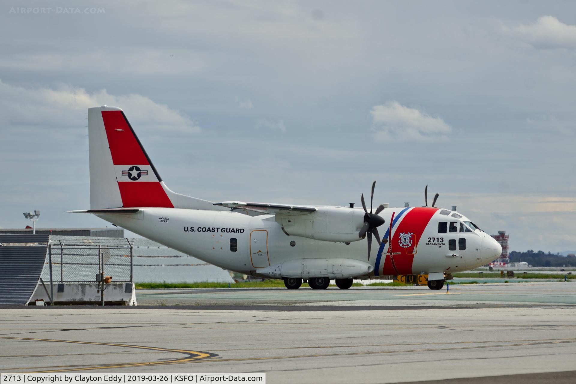 2713, 2012 Alenia HC-27J Spartan C/N 4169/JCA13, SFO 2019.