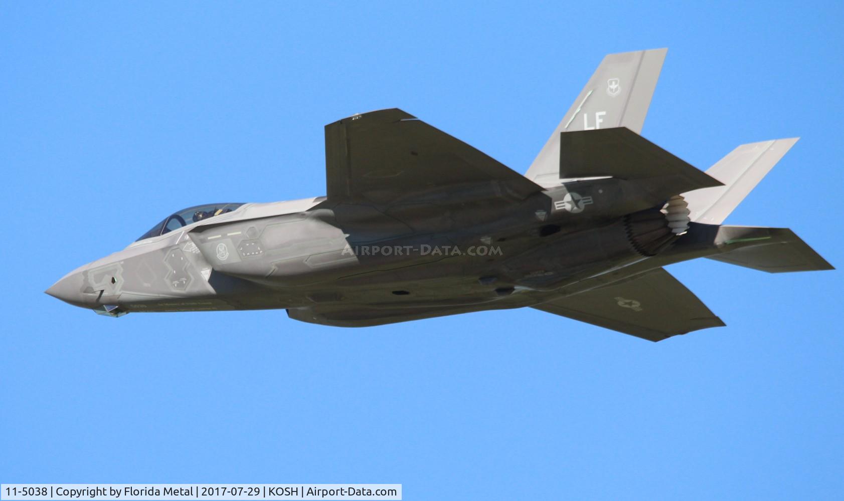 11-5038, 2011 Lockheed Martin F-35A Lightning II C/N AF-49, F-35A