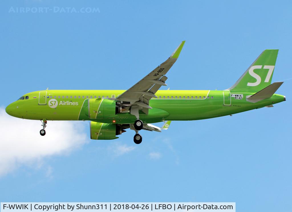 F-WWIK, 2018 Airbus A320-271N C/N 8142, C/n 8142 - To be VP-BDQ