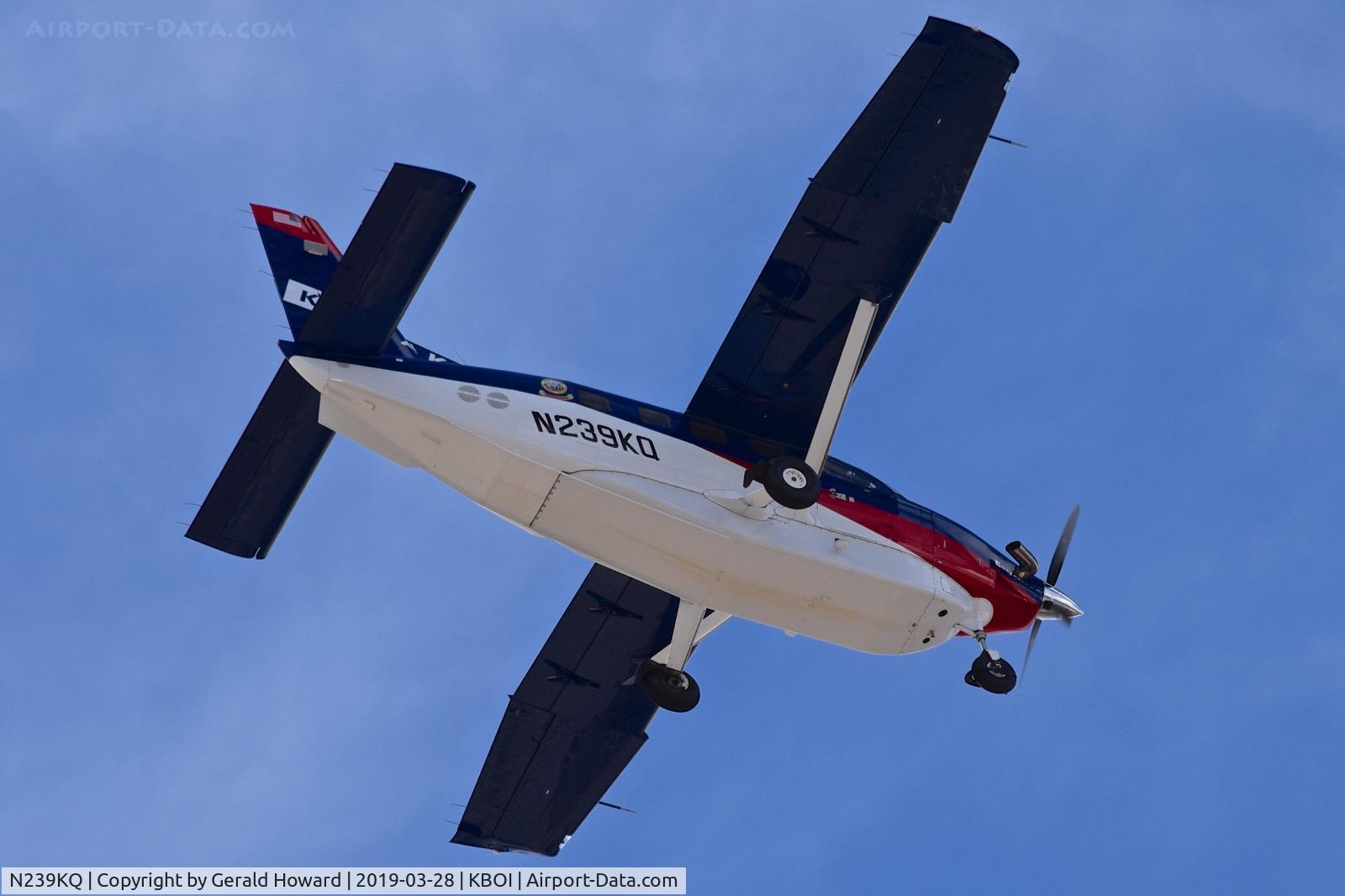 N239KQ, 2018 Quest Kodiak 100 C/N 100-0239, Departing BOI.