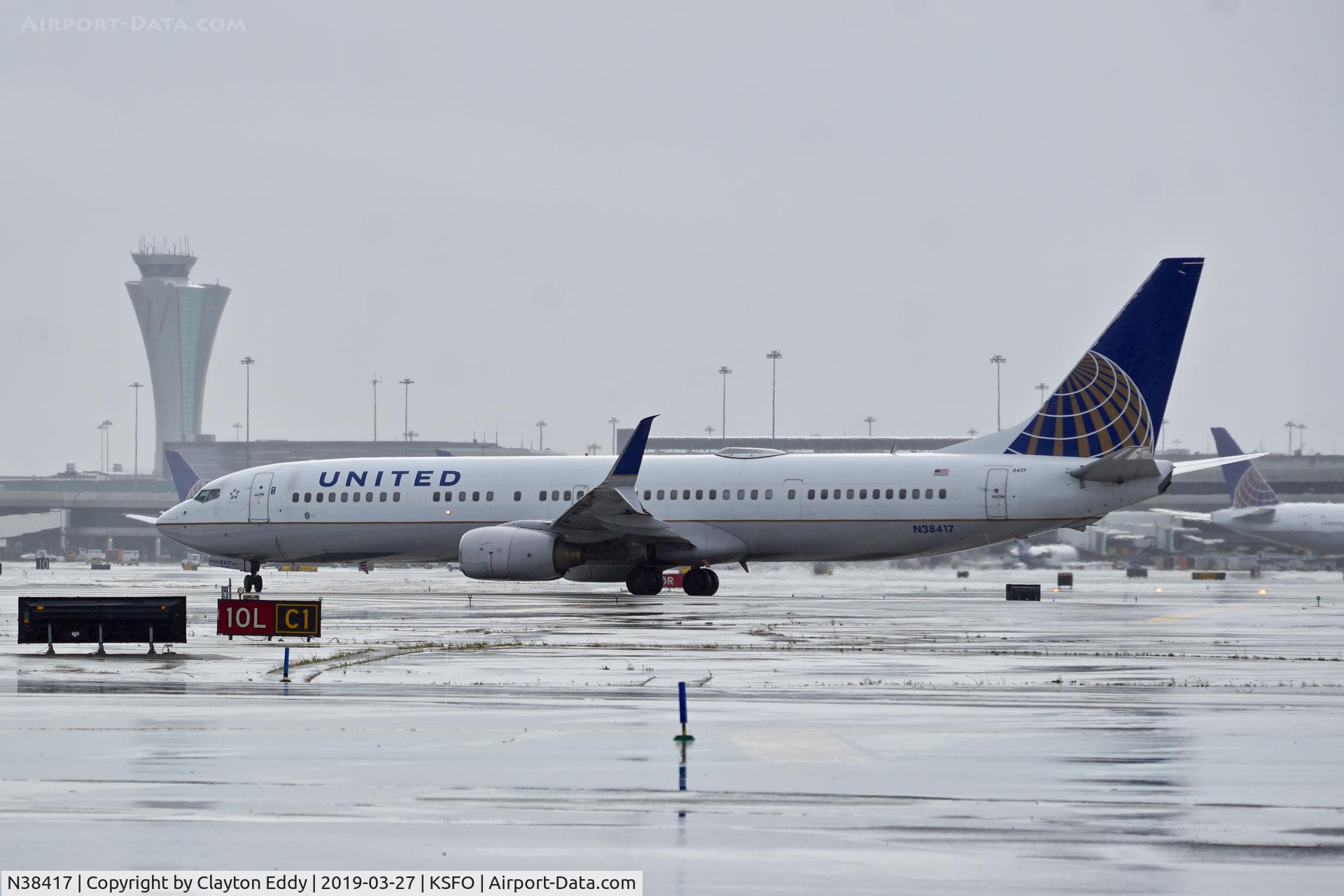 N38417, 2008 Boeing 737-924/ER C/N 31665, SFO 2019.