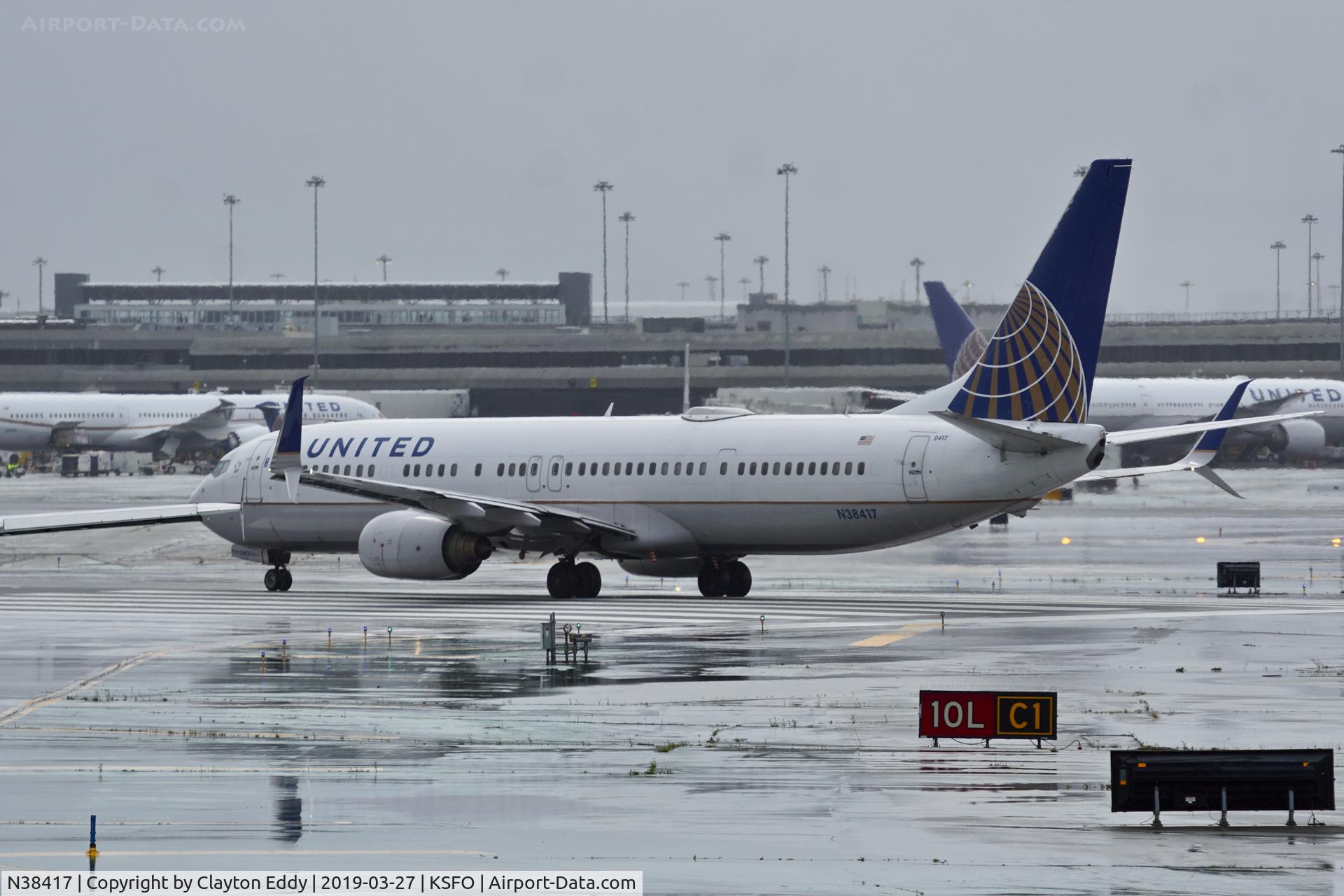 N38417, 2008 Boeing 737-924/ER C/N 31665, SFO 2019.