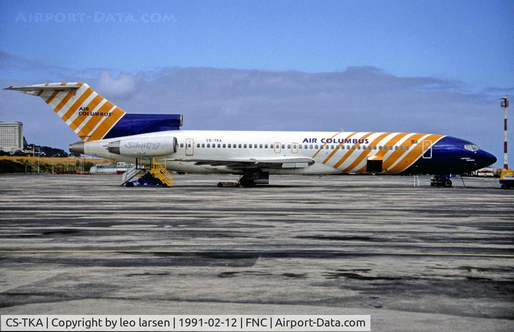 CS-TKA, 1973 Boeing 727-2J4 C/N 20765, Funchal 12.2.1991