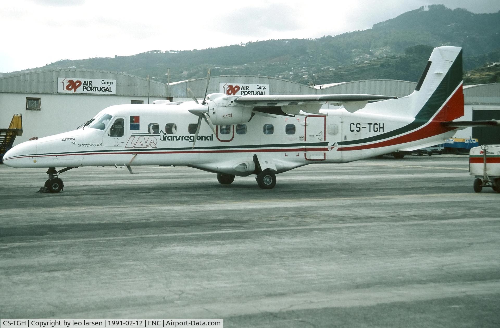 CS-TGH, 1988 Dornier 228-202K C/N 8152, Funchal 12.2.1991