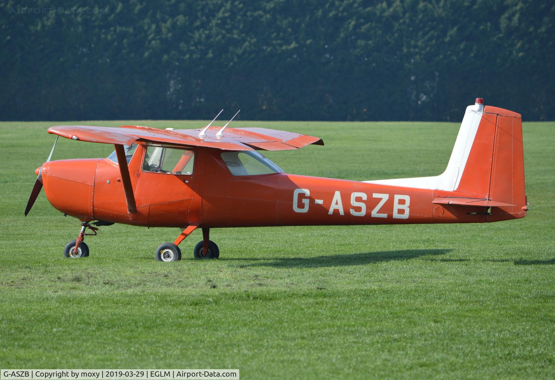 G-ASZB, 1965 Cessna 150E C/N 150-61113, Cessna 150E at White Waltham. Ex N3013J