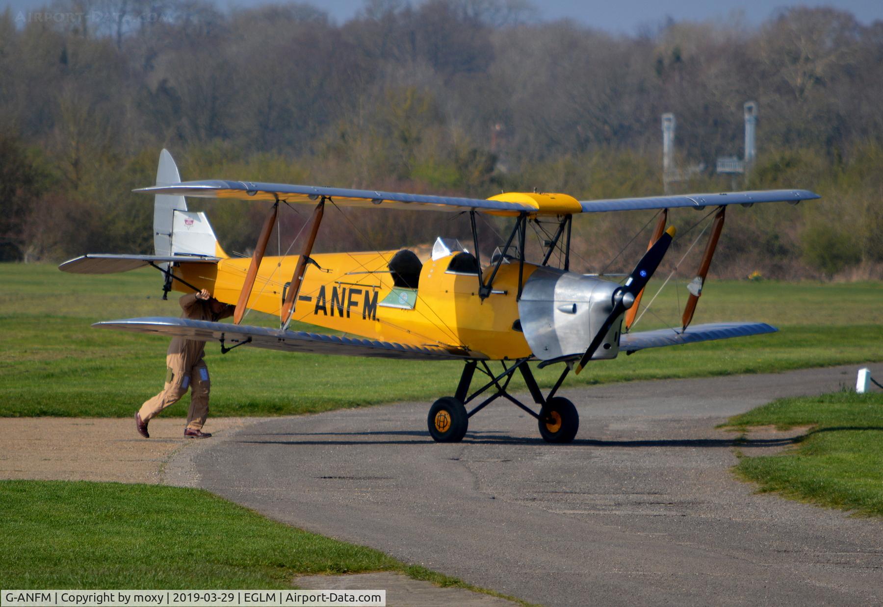G-ANFM, 1941 De Havilland DH-82A Tiger Moth II C/N 83604, De Havilland DH-82A Tiger Moth at White Waltham. Ex RAF Serial T5888