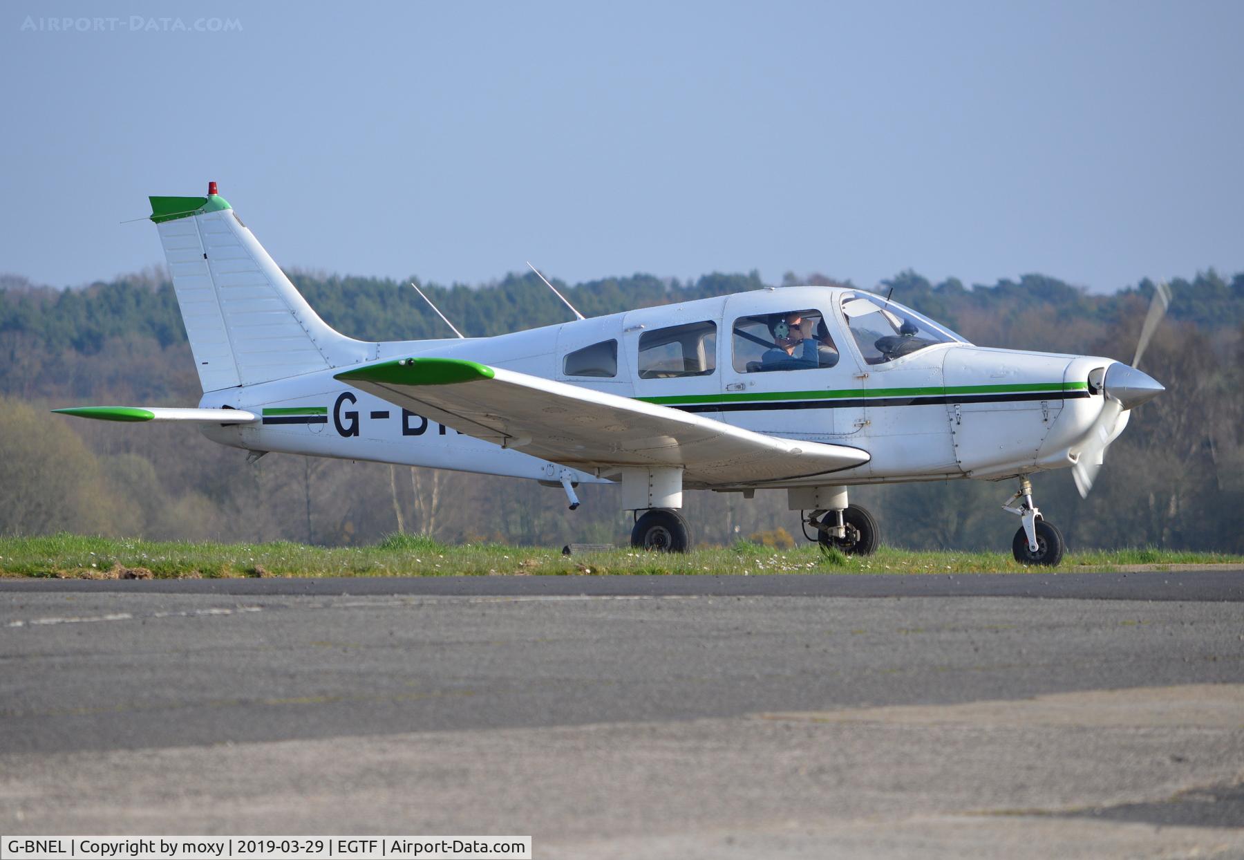 G-BNEL, 1979 Piper PA-28-161 Cherokee Warrior II C/N 28-7916314, Piper PA-28-161 Cherokee Warrior II at Fairoaks. Ex N2246U