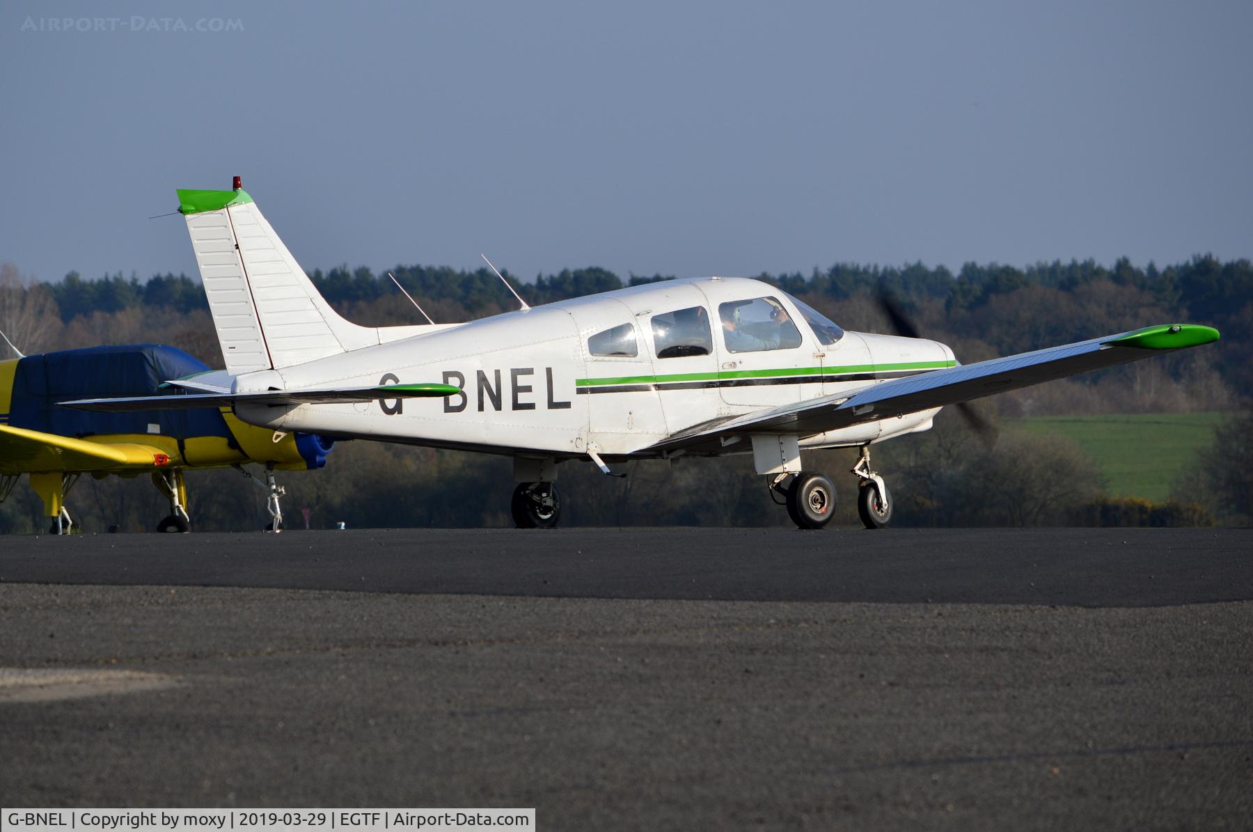 G-BNEL, 1979 Piper PA-28-161 Cherokee Warrior II C/N 28-7916314, Piper PA-28-161 Cherokee Warrior II at Fairoaks. Ex N2246U