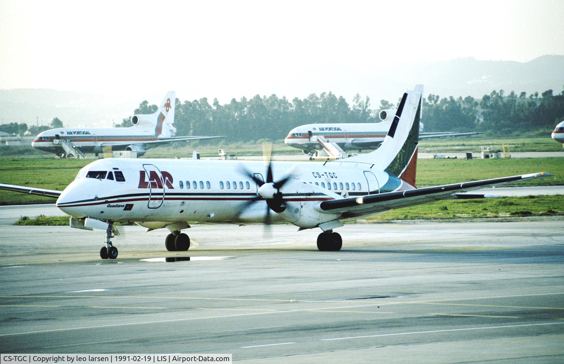CS-TGC, 1990 British Aerospace ATP C/N 2024, Lisboa 19.2.1991