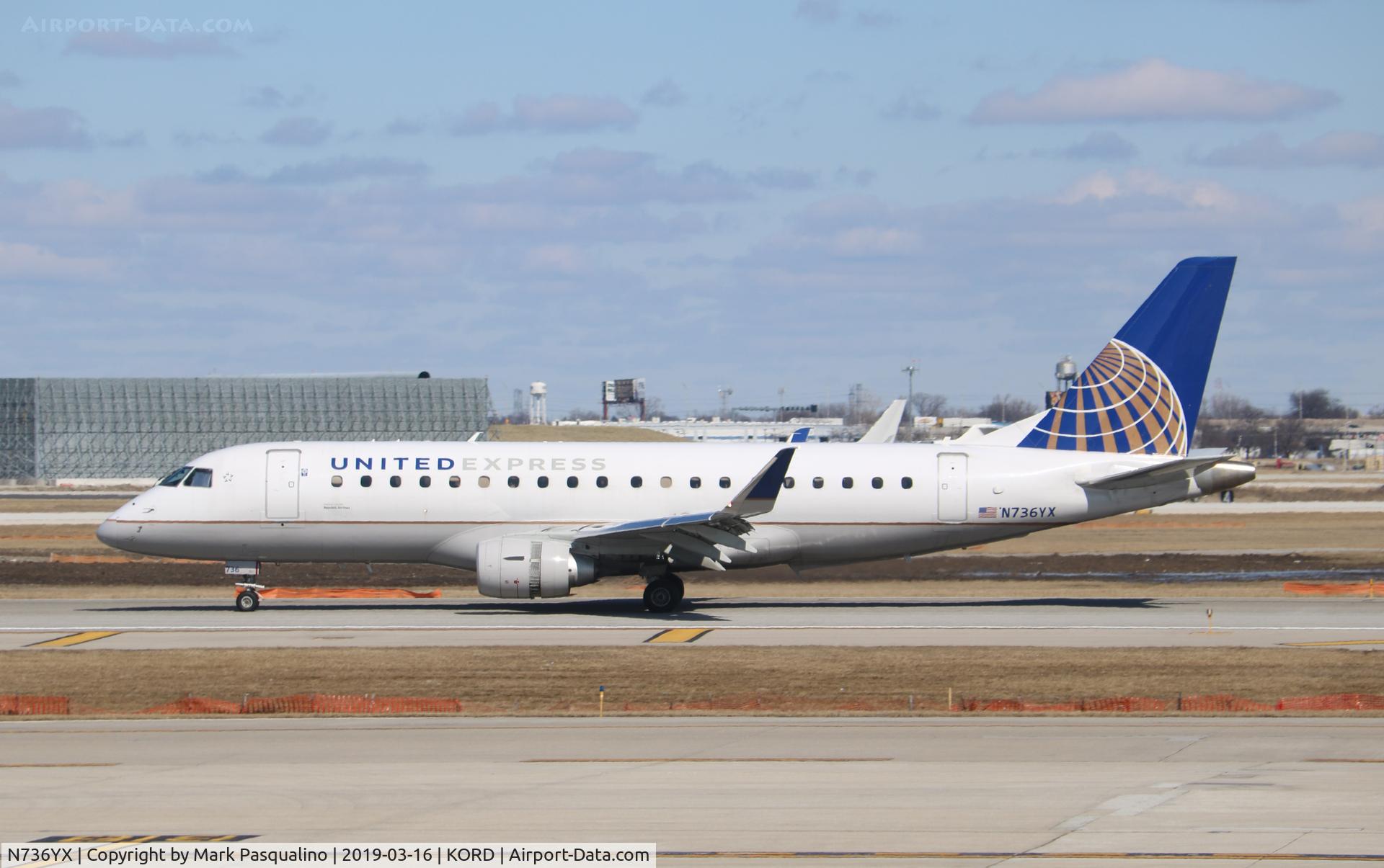 N736YX, 2016 Embraer 170LR (ERJ-170-100LR) C/N 17000541, ERJ-170-200LR