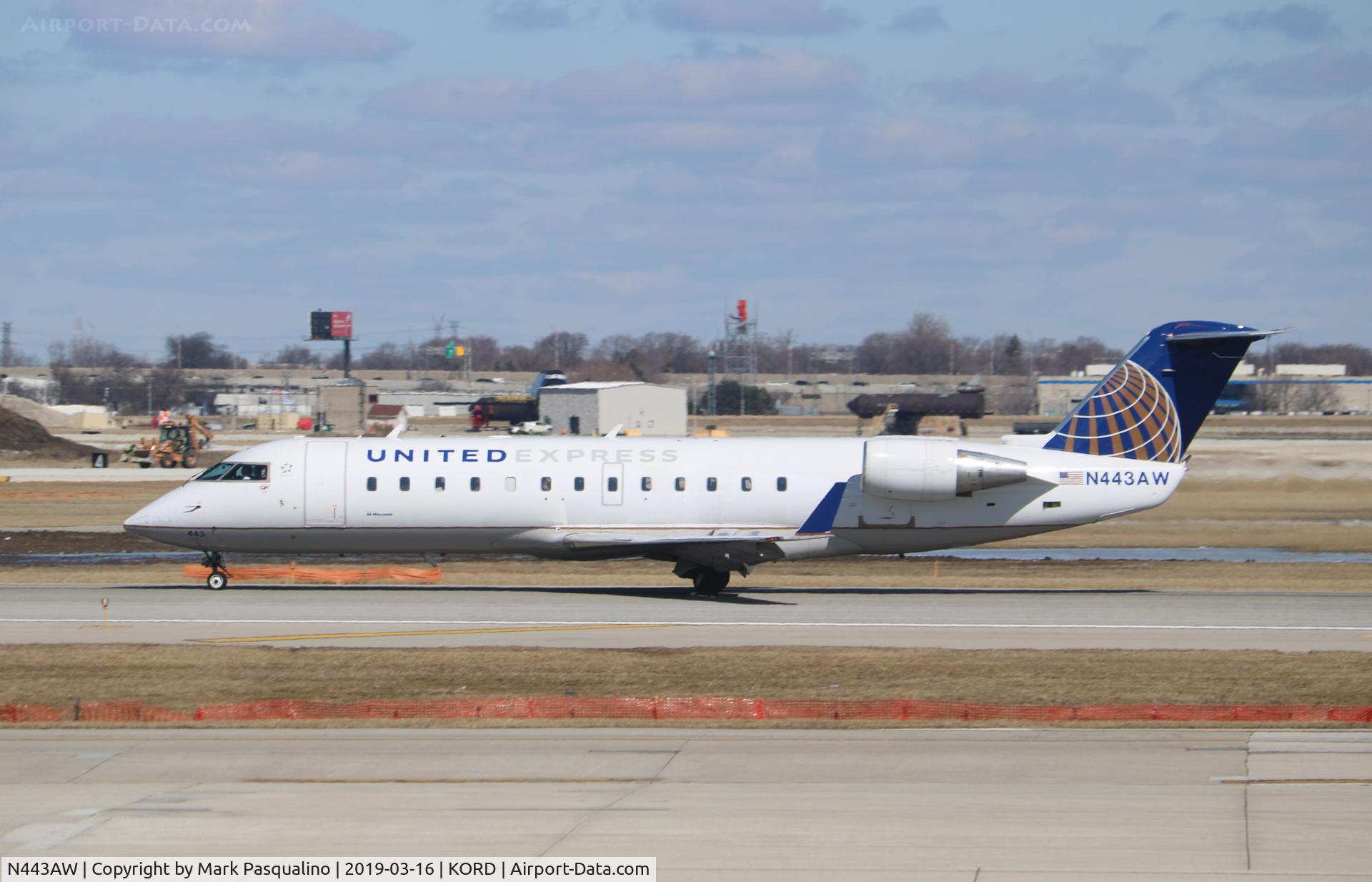 N443AW, 2003 Bombardier CRJ-200LR (CL-600-2B19) C/N 7781, CL-600-2B19
