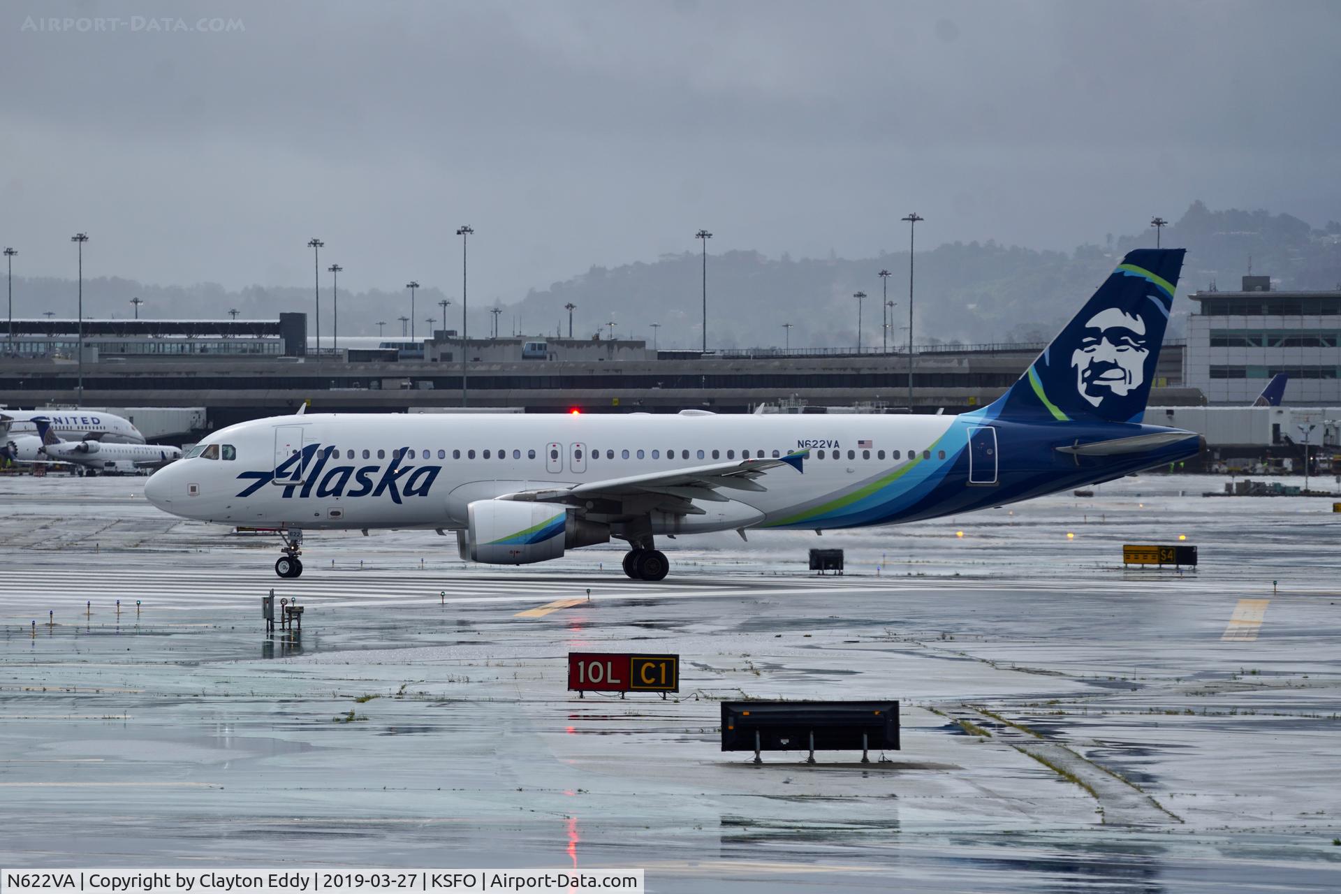 N622VA, 2006 Airbus A320-214 C/N 2674, SFO 2019.