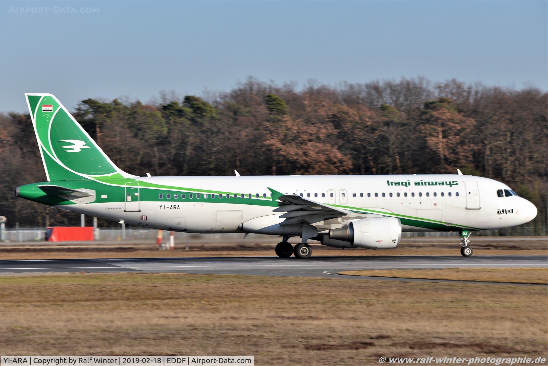 YI-ARA, 2012 Airbus A320-214 C/N 5115, Airbus A320-214 - IA IAW Iraqi Airways - 5115 - YI-ARA - 18.02.2019 - FRA