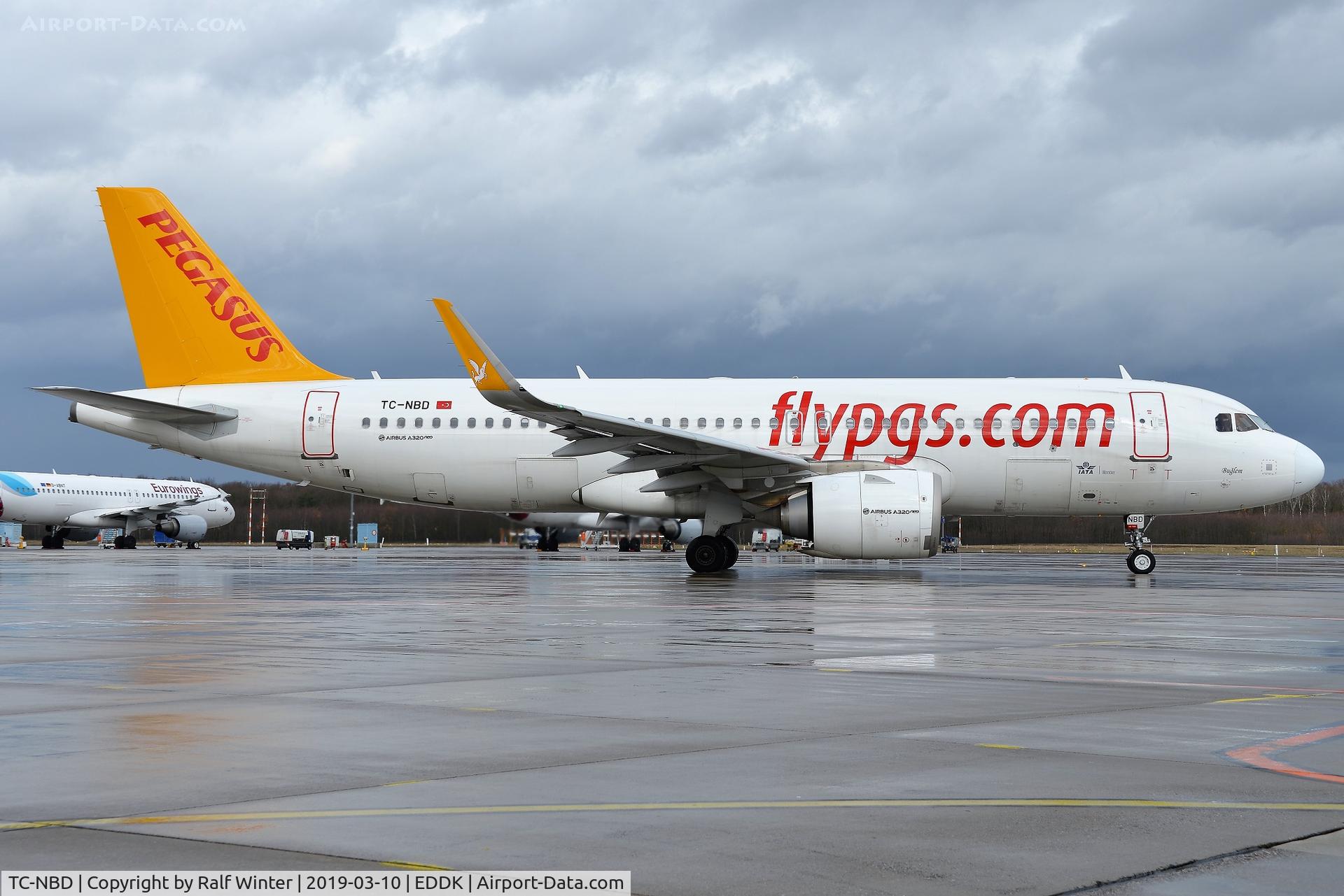 TC-NBD, 2016 Airbus A320-251N C/N 7162, Airbus A320-251N - H9 PGT Pegasus 'Buglem' - 7162 - TC-NBD - 10.03.2019 - CGN