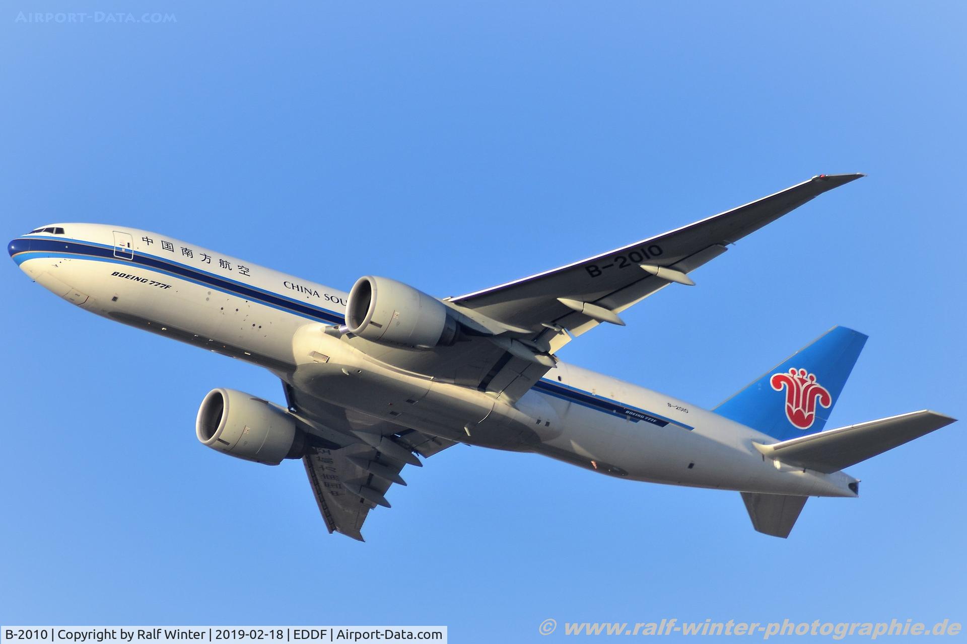 B-2010, 2014 Boeing 777-F1B C/N 41634, Boeing 777-F1B - CZ CSN China Southern Cargo - 41634 - B-2010 - 18.02.2019 - FRA