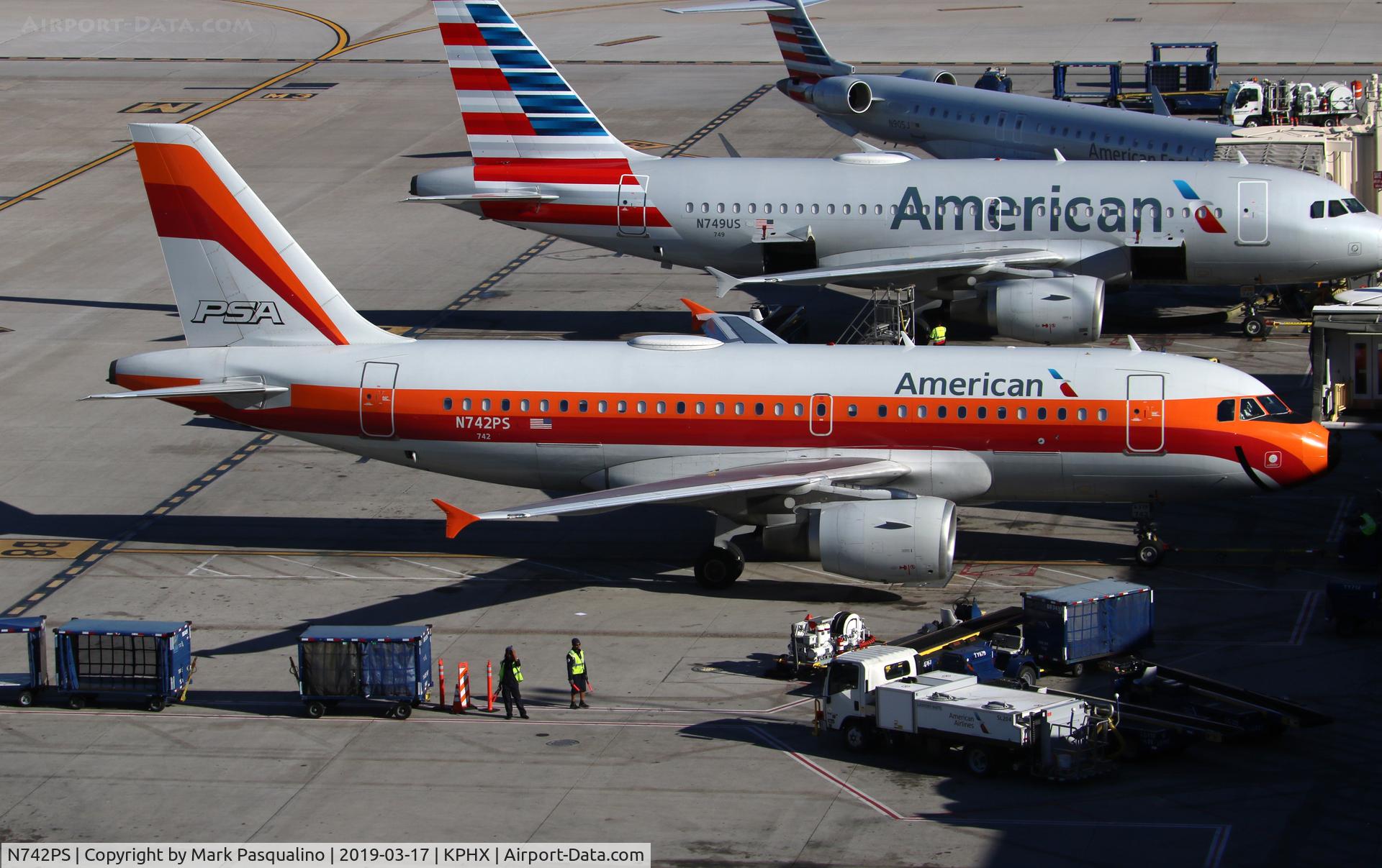 N742PS, 2000 Airbus A319-112 C/N 1275, Airbus A319-112